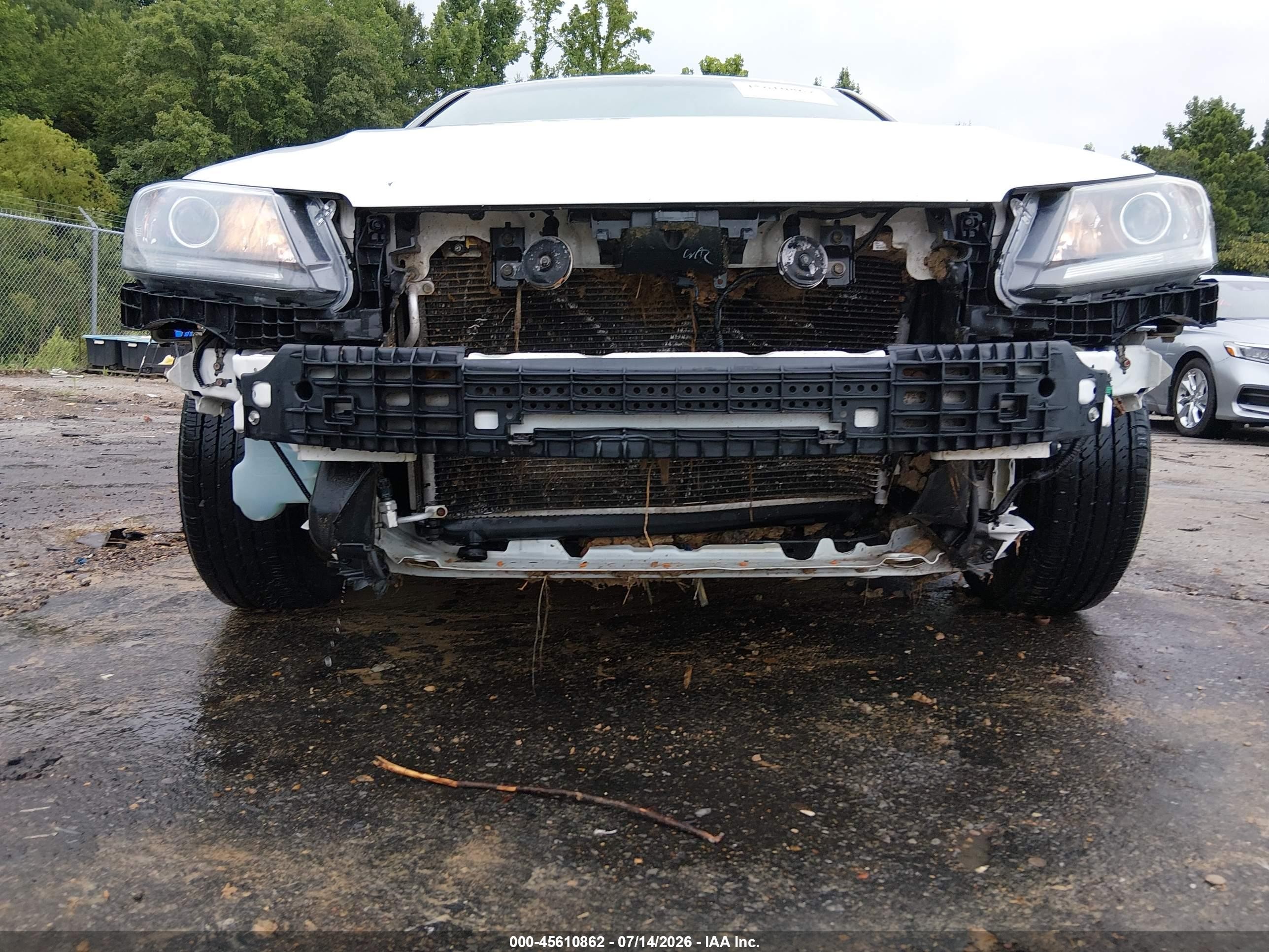 2013 Honda Accord Lx White vin: 1HGCR2F39DA264089