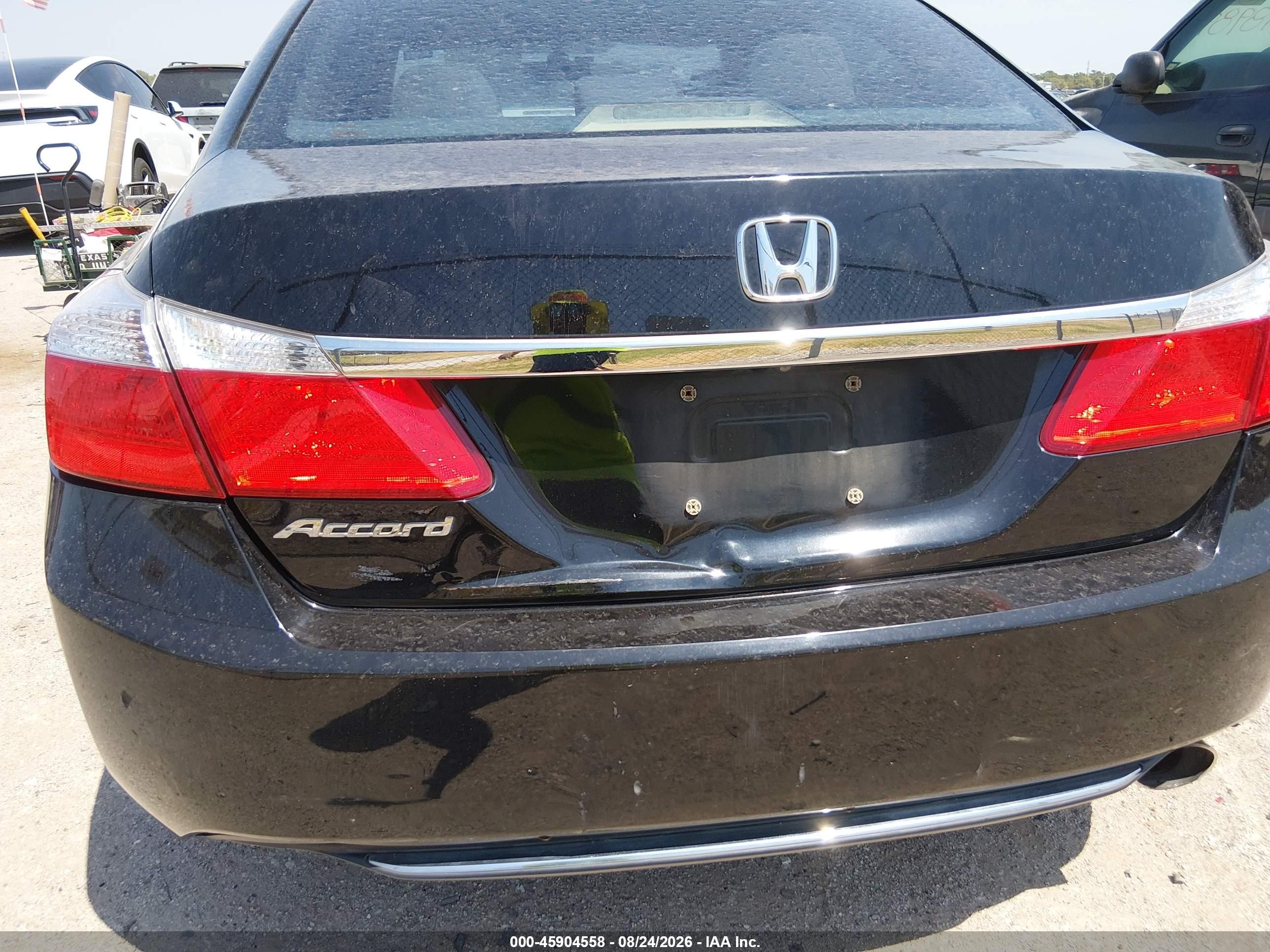 2013 Honda Accord Lx Black vin: 1HGCR2F39DA275416