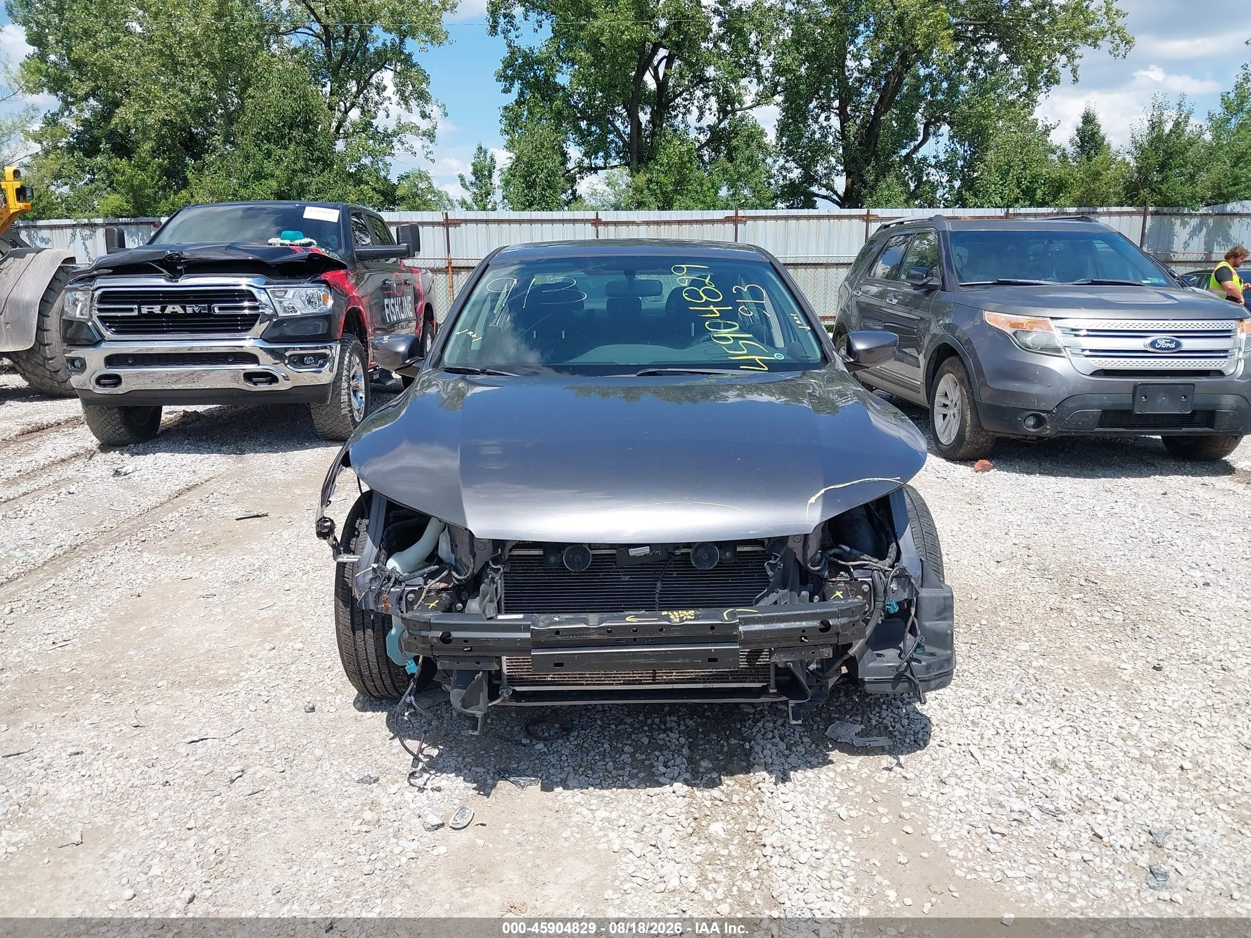 2013 Honda Accord Lx Серый vin: 1HGCR2F39DA284911