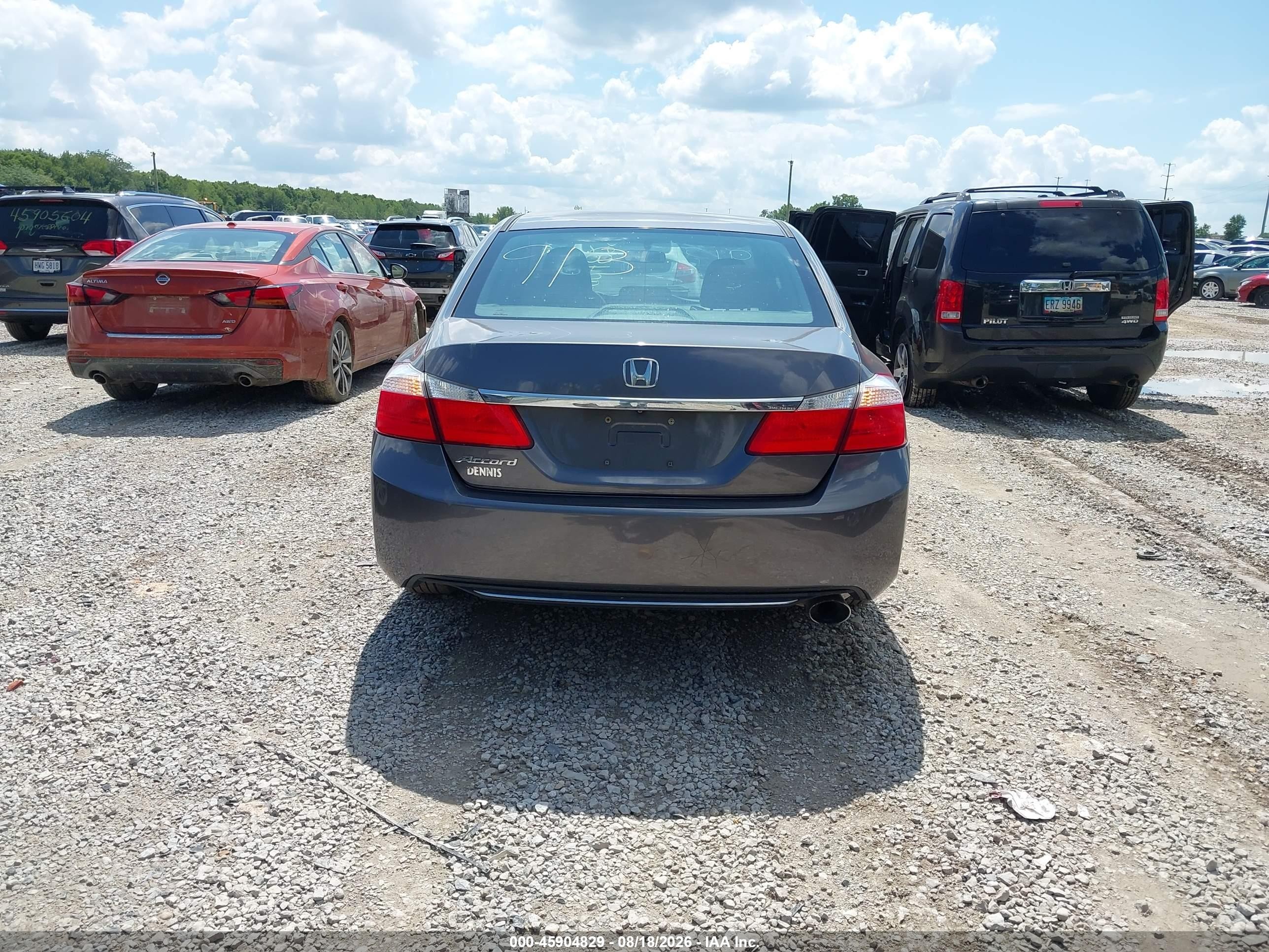 2013 Honda Accord Lx Серый vin: 1HGCR2F39DA284911