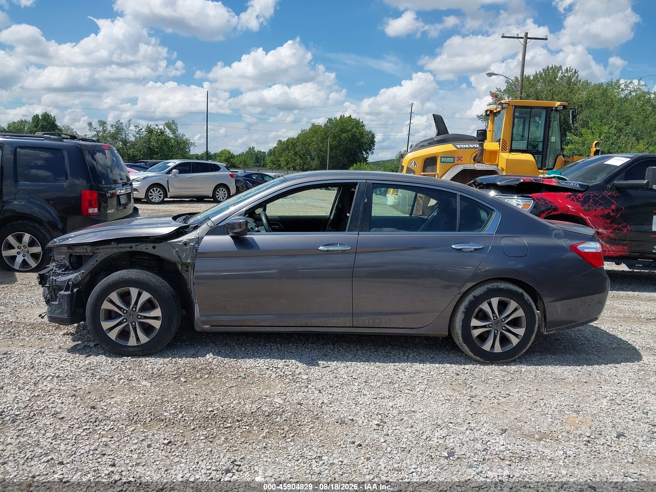 2013 Honda Accord Lx Серый vin: 1HGCR2F39DA284911