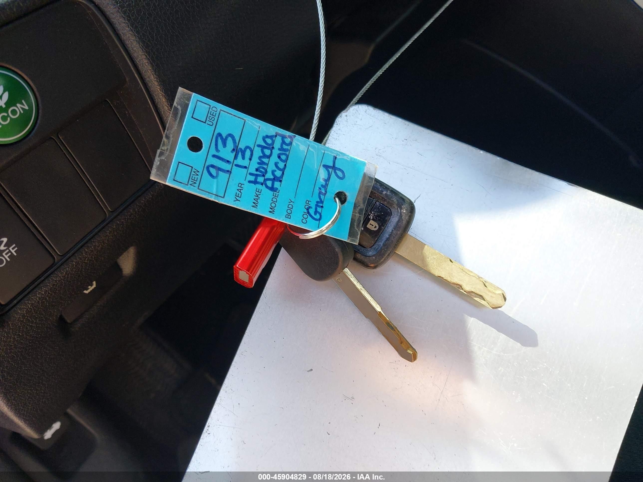 2013 Honda Accord Lx Серый vin: 1HGCR2F39DA284911