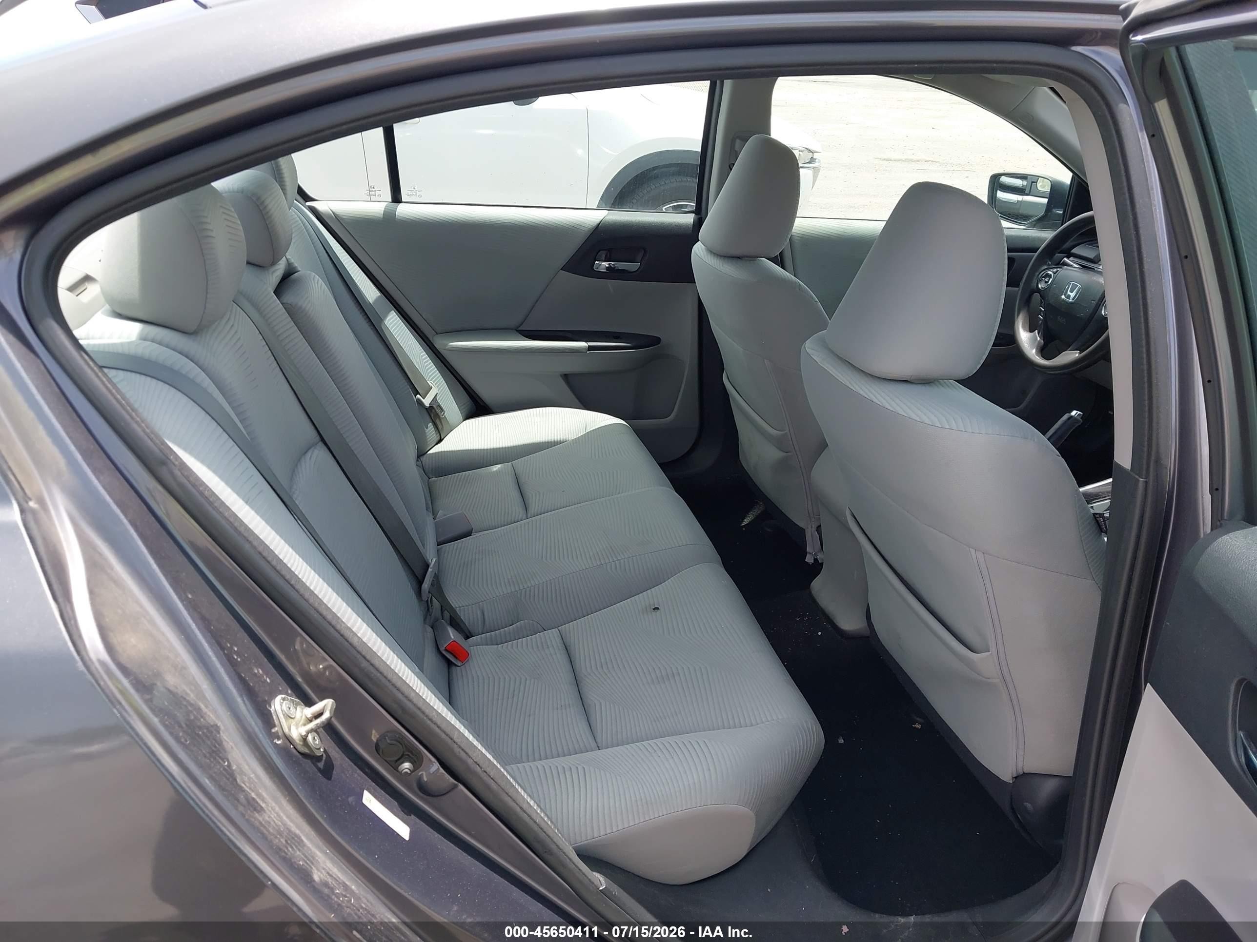 2014 Honda Accord Lx Gray vin: 1HGCR2F39EA035428