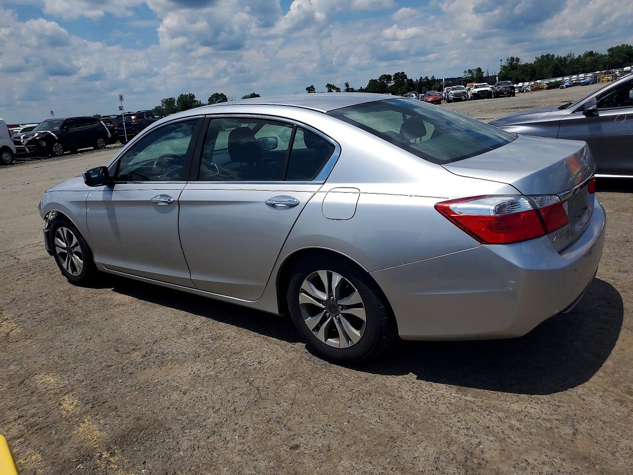 2014 Honda Accord Lx Silver vin: 1HGCR2F39EA046591