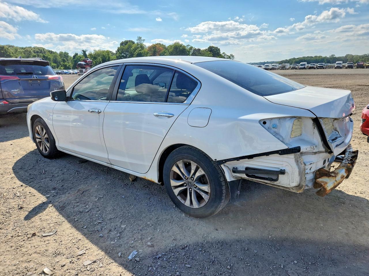 2014 Honda Accord Lx Белый vin: 1HGCR2F39EA182655