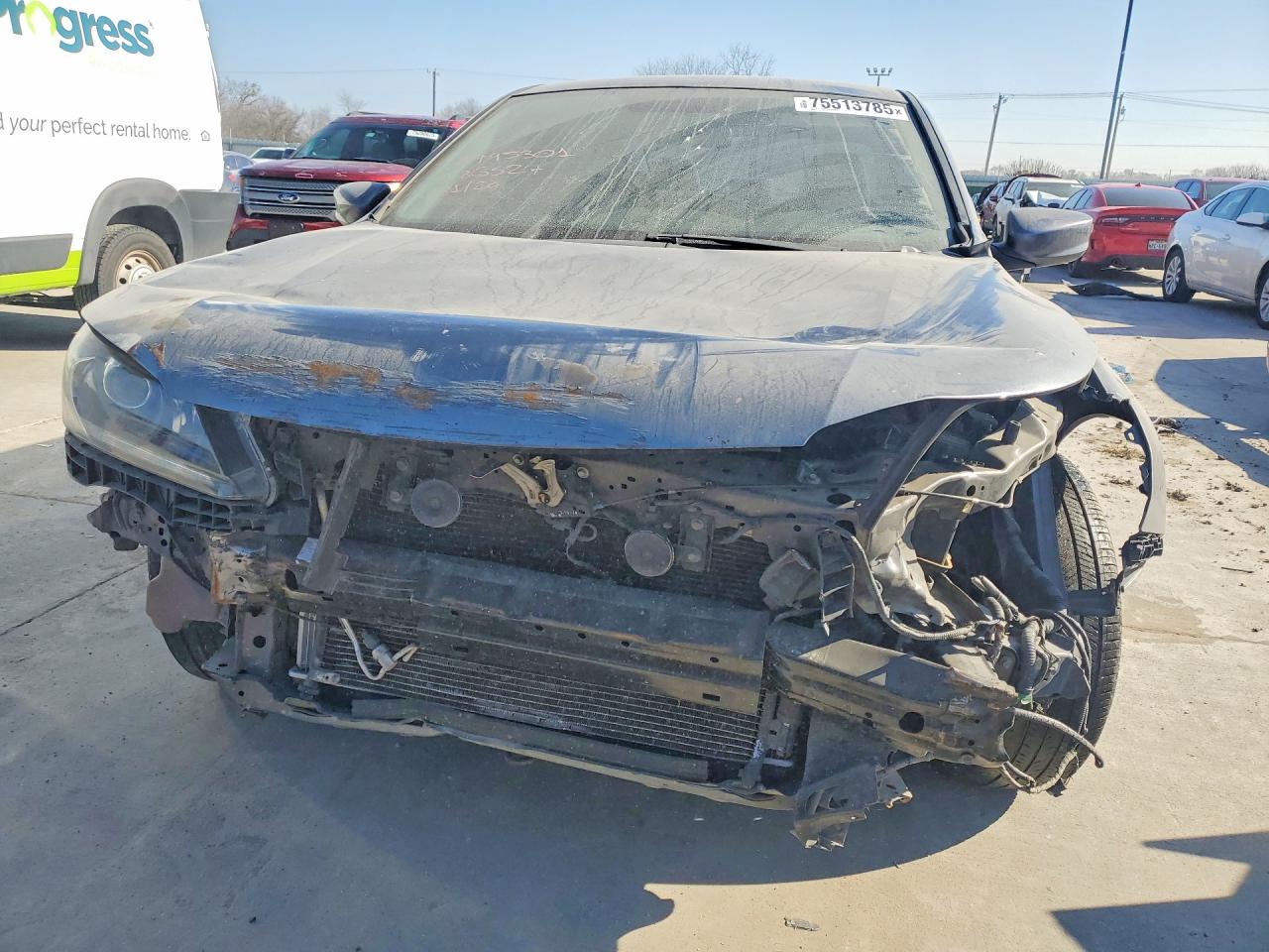 2014 Honda Accord Lx Charcoal vin: 1HGCR2F39EA186527