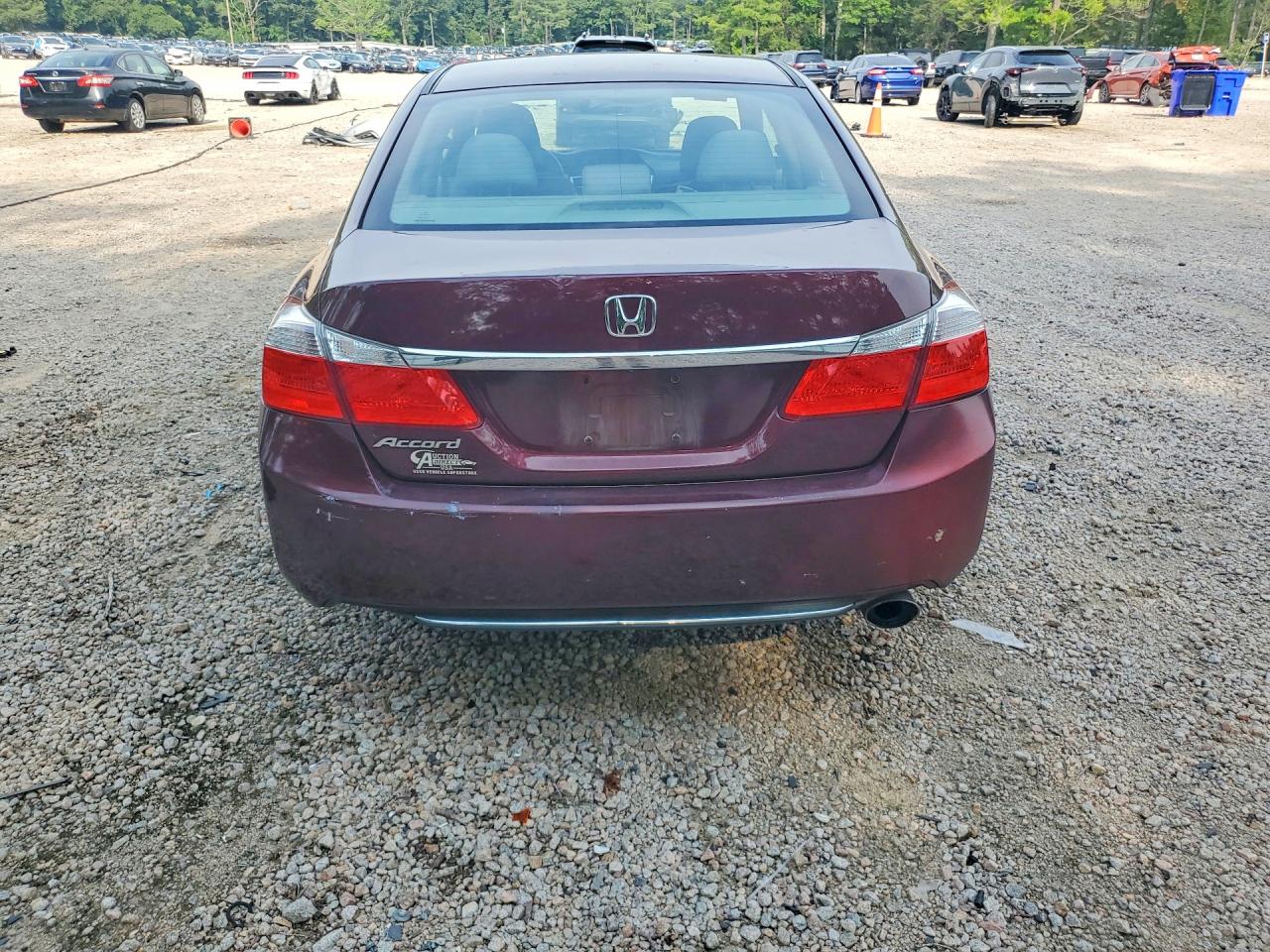 2014 Honda Accord Lx Red vin: 1HGCR2F39EA212317