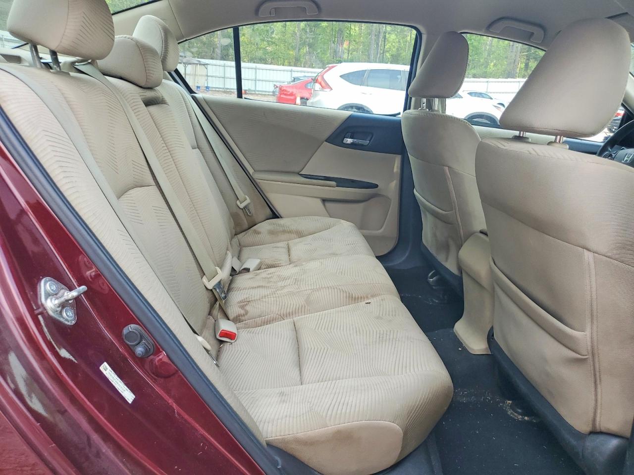 2014 Honda Accord Lx Red vin: 1HGCR2F39EA212317