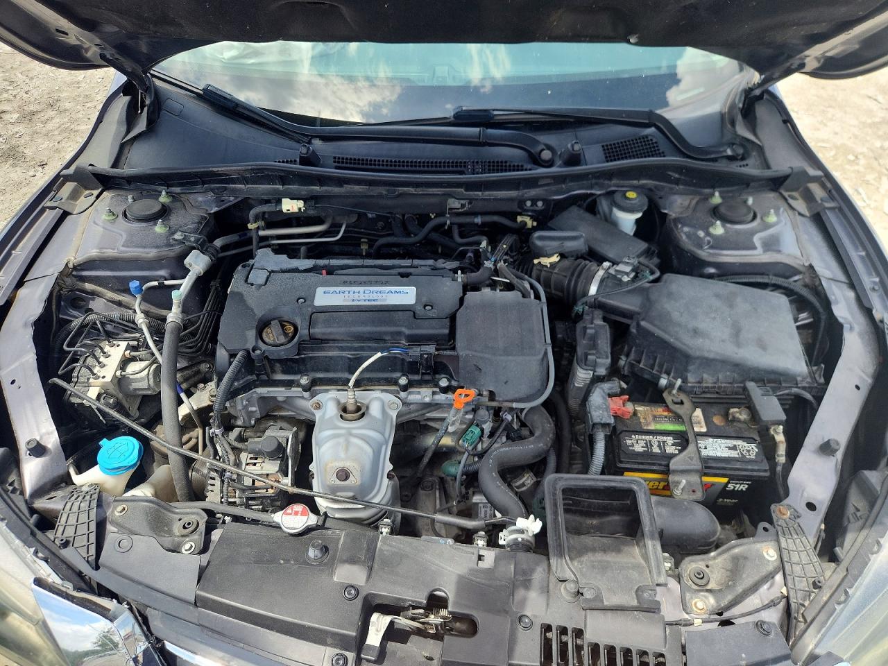 2014 Honda Accord Lx Серый vin: 1HGCR2F39EA225388