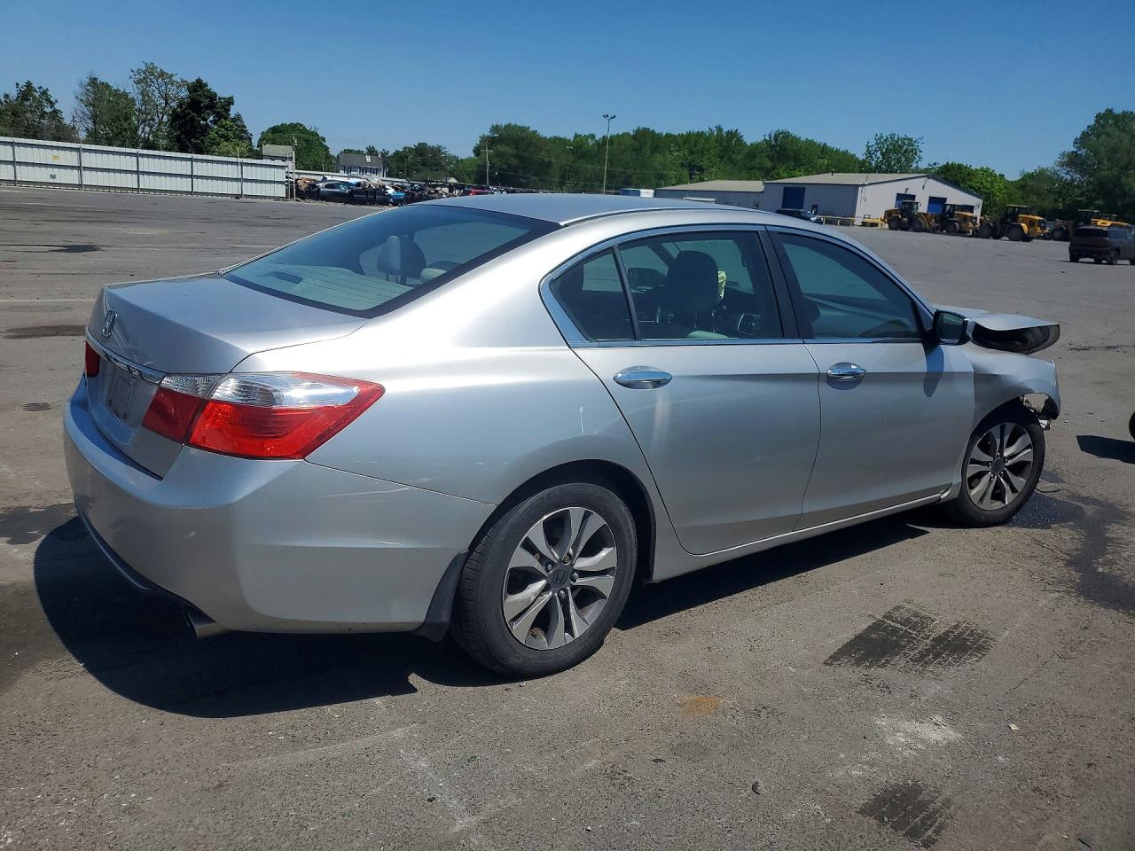 2014 Honda Accord Lx Silver vin: 1HGCR2F39EA240604