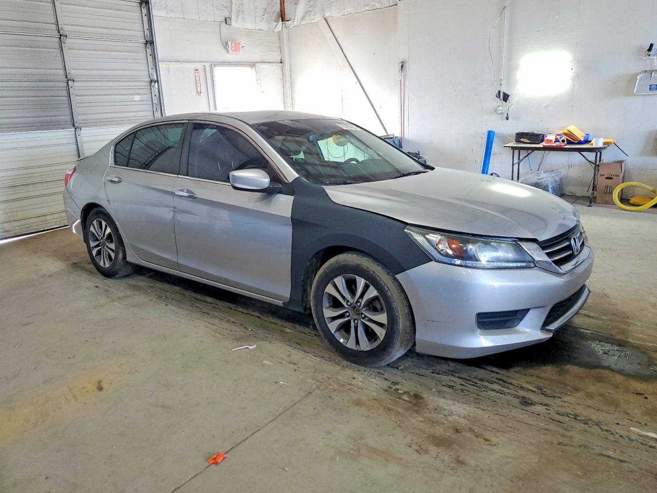 2014 Honda Accord Lx Silver vin: 1HGCR2F39EA258486