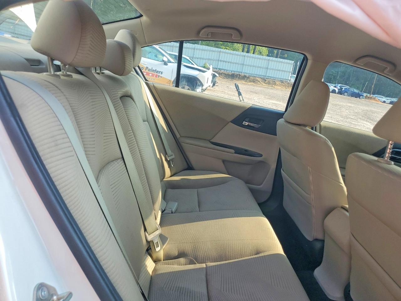 2014 Honda Accord Lx White vin: 1HGCR2F39EA264496