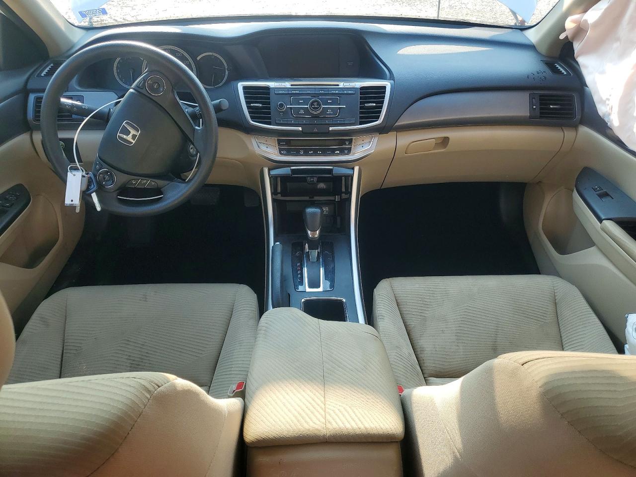 2014 Honda Accord Lx White vin: 1HGCR2F39EA264496