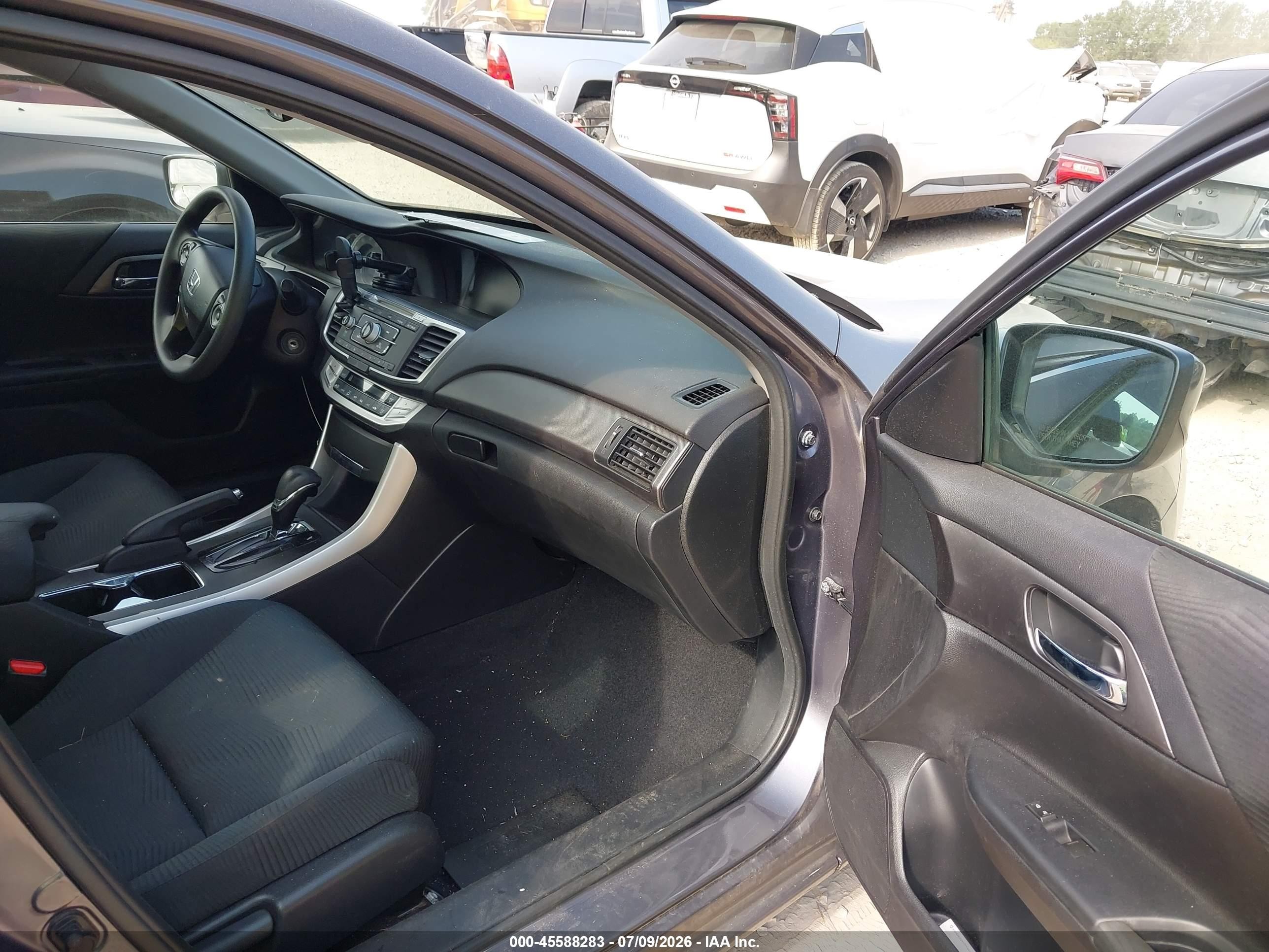 2014 Honda Accord Lx Gray vin: 1HGCR2F39EA270086