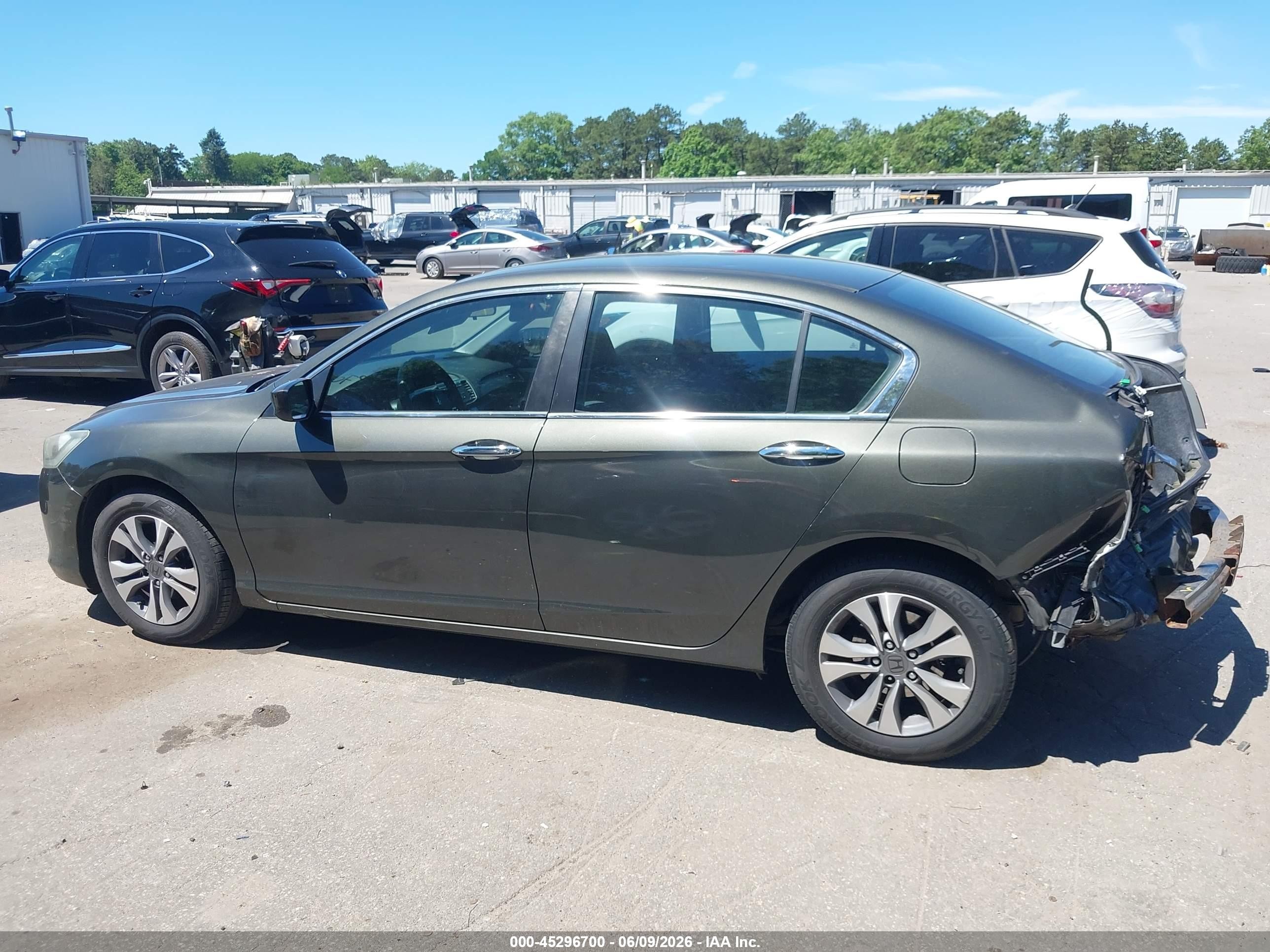 2015 Honda Accord Lx Black vin: 1HGCR2F39FA014712