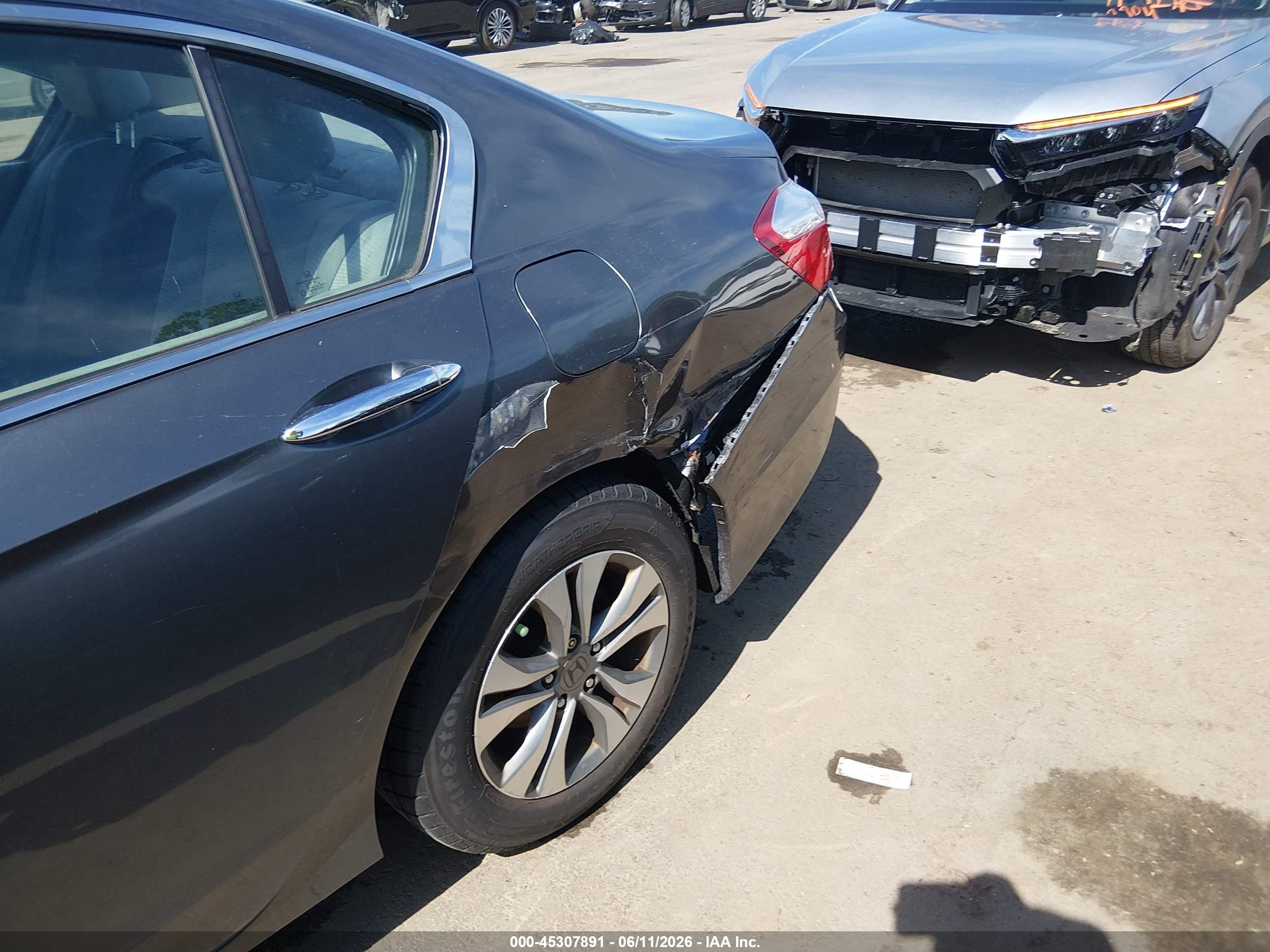 2015 Honda Accord Lx Серый vin: 1HGCR2F39FA026844