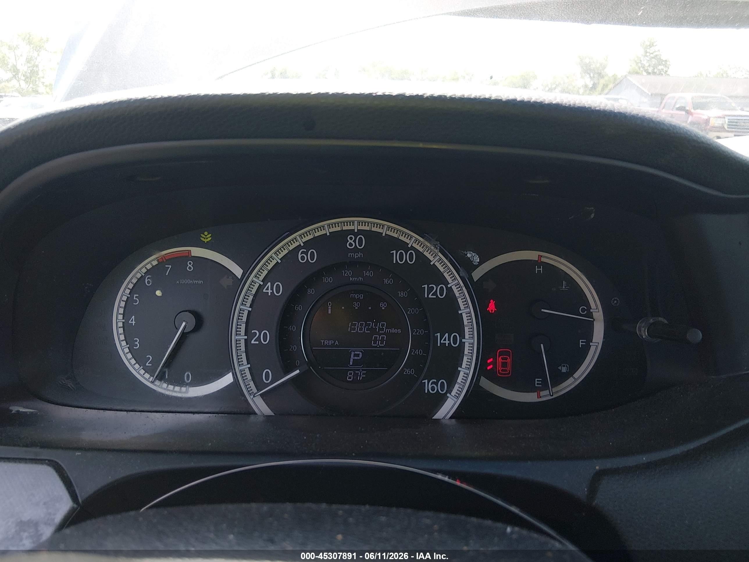 2015 Honda Accord Lx Серый vin: 1HGCR2F39FA026844