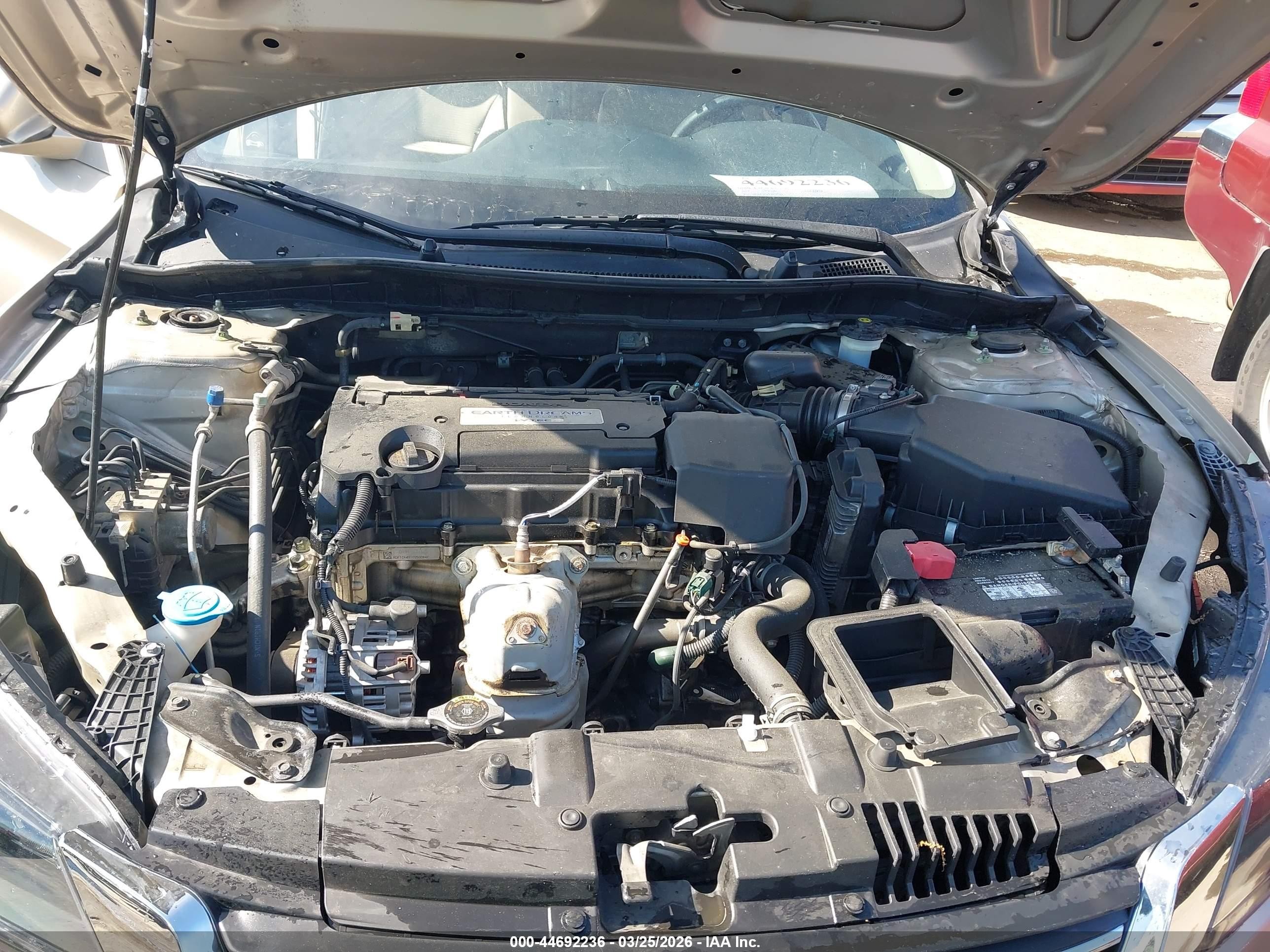 2015 Honda Accord Lx Бежевый vin: 1HGCR2F39FA029923