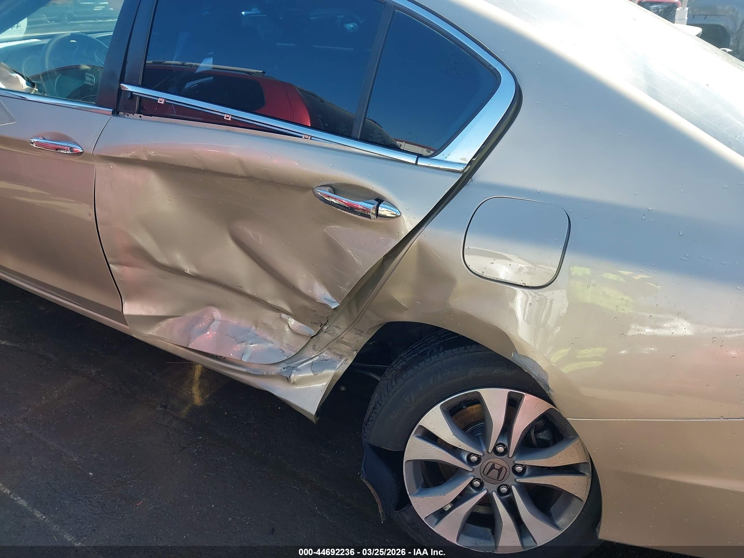2015 Honda Accord Lx Бежевый vin: 1HGCR2F39FA029923