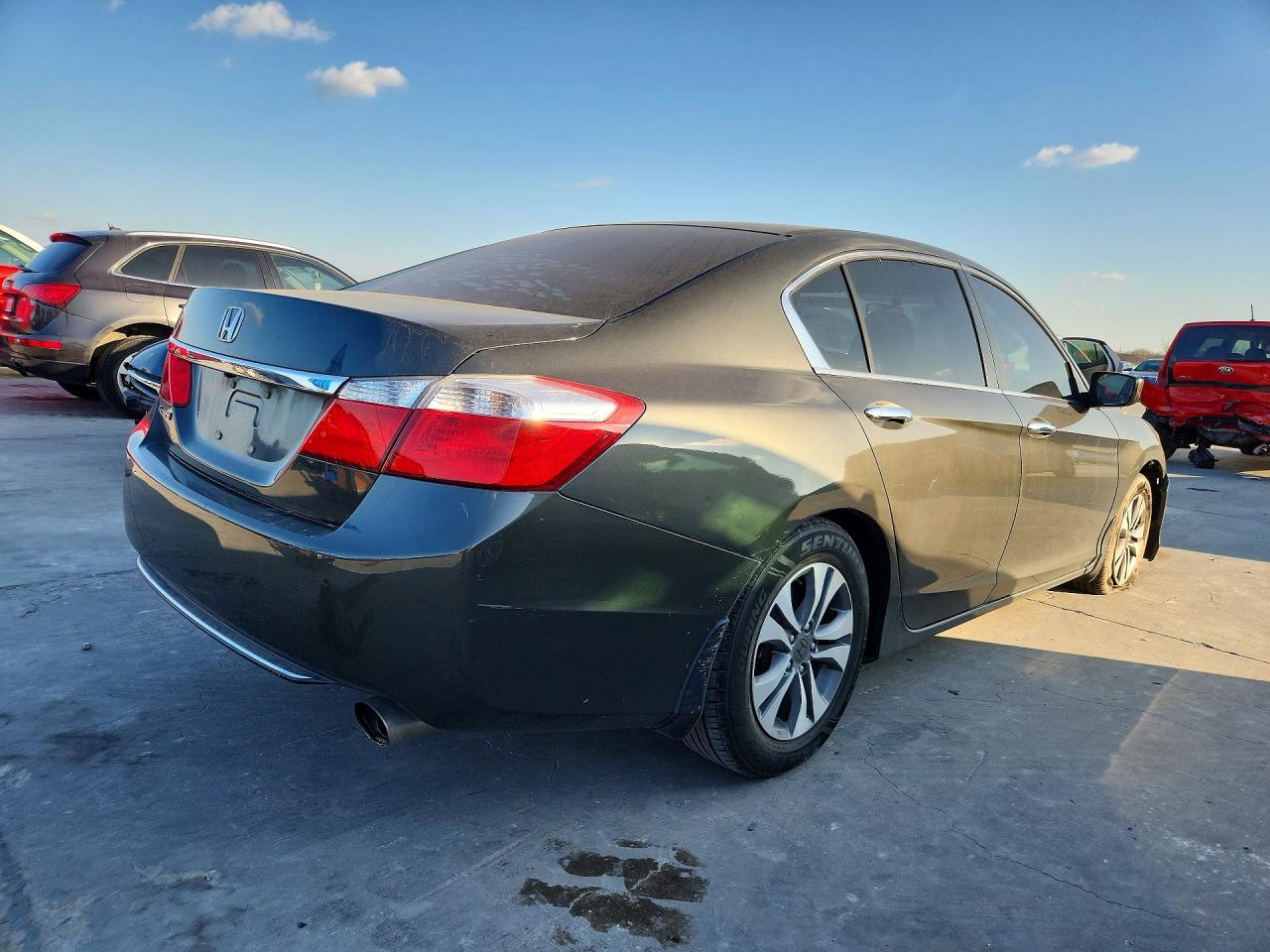 2015 Honda Accord Lx Gray vin: 1HGCR2F39FA038279