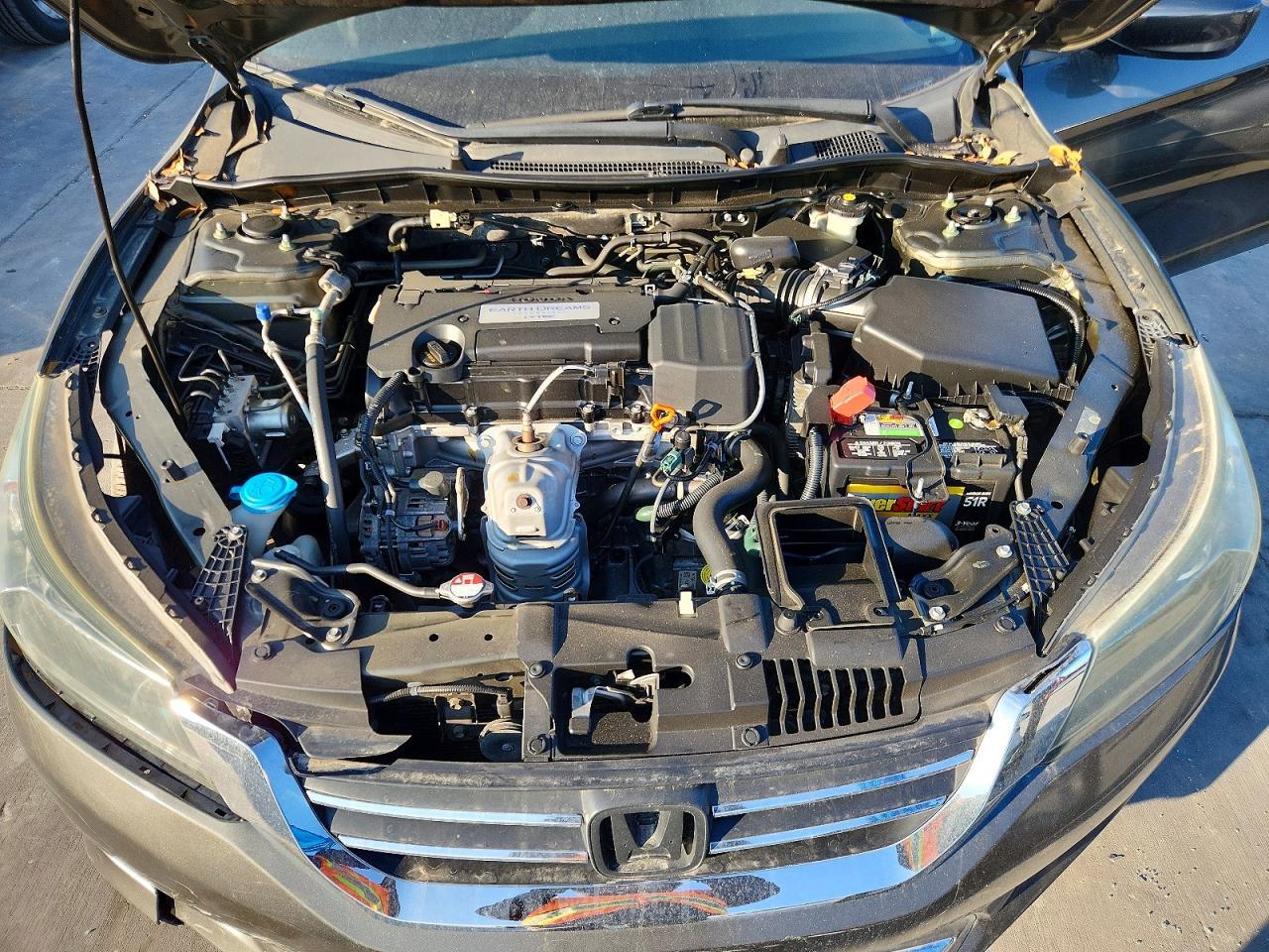 2015 Honda Accord Lx Gray vin: 1HGCR2F39FA038279