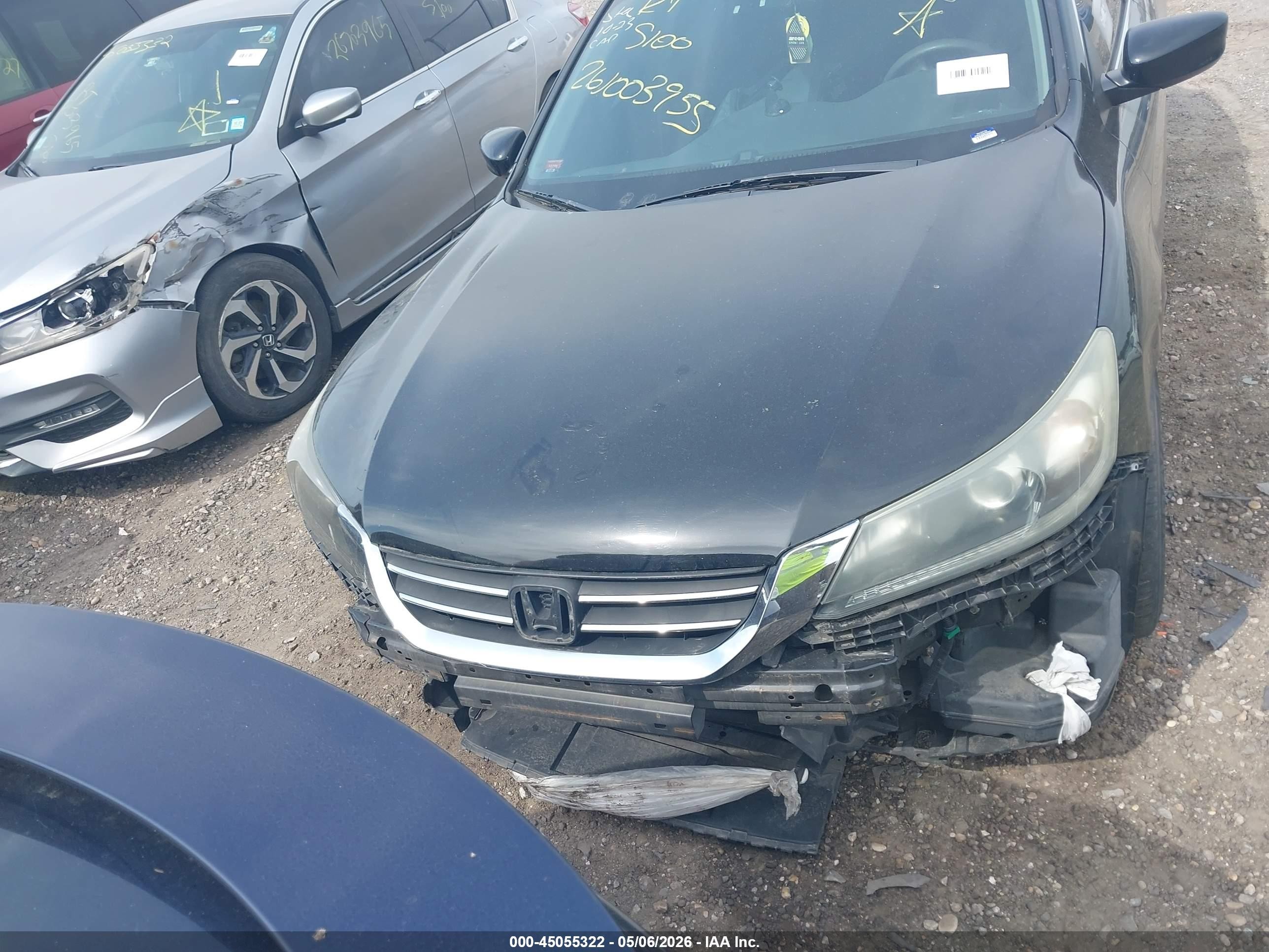 2015 Honda Accord Lx Black vin: 1HGCR2F39FA040808