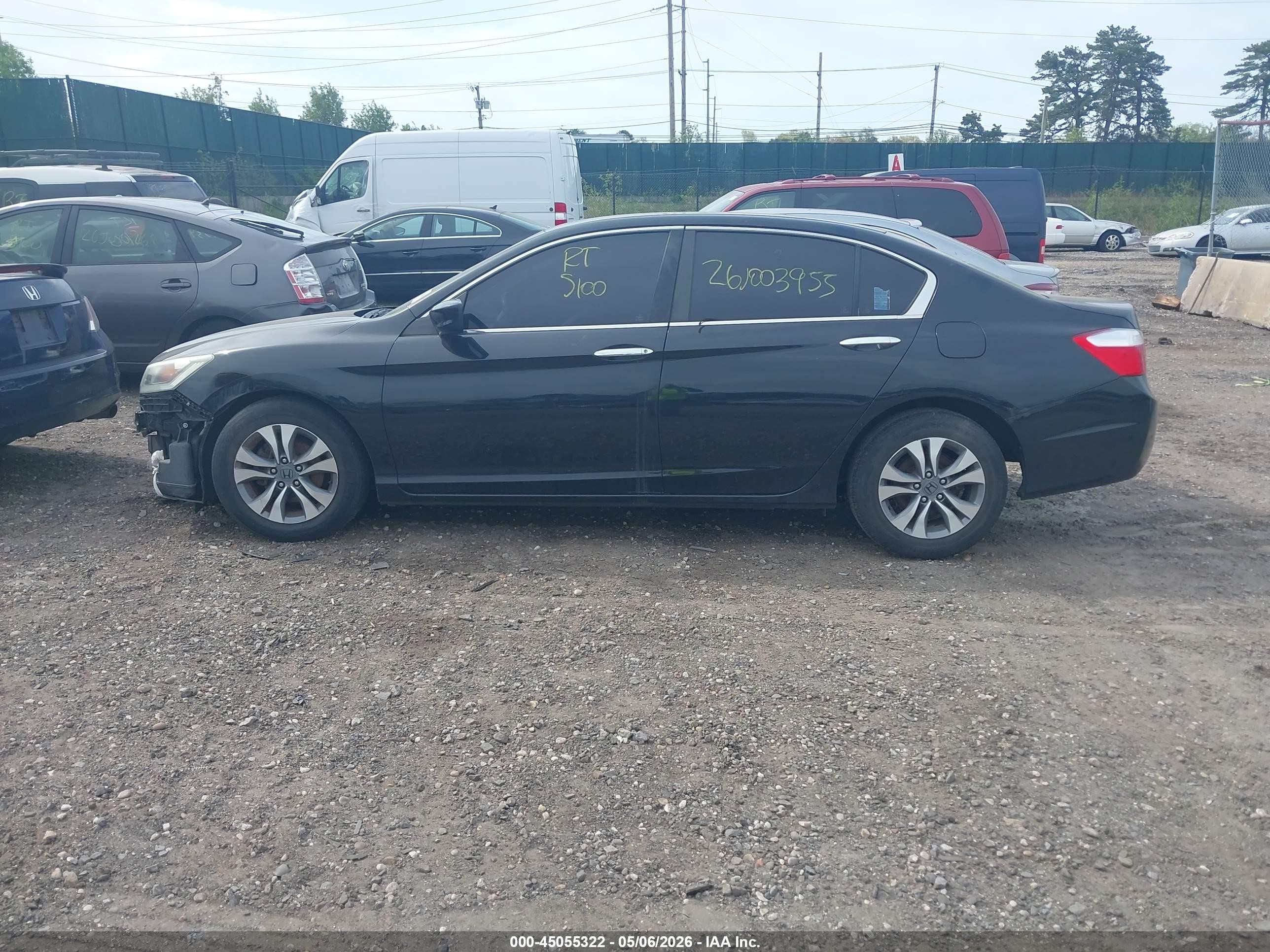 2015 Honda Accord Lx Black vin: 1HGCR2F39FA040808