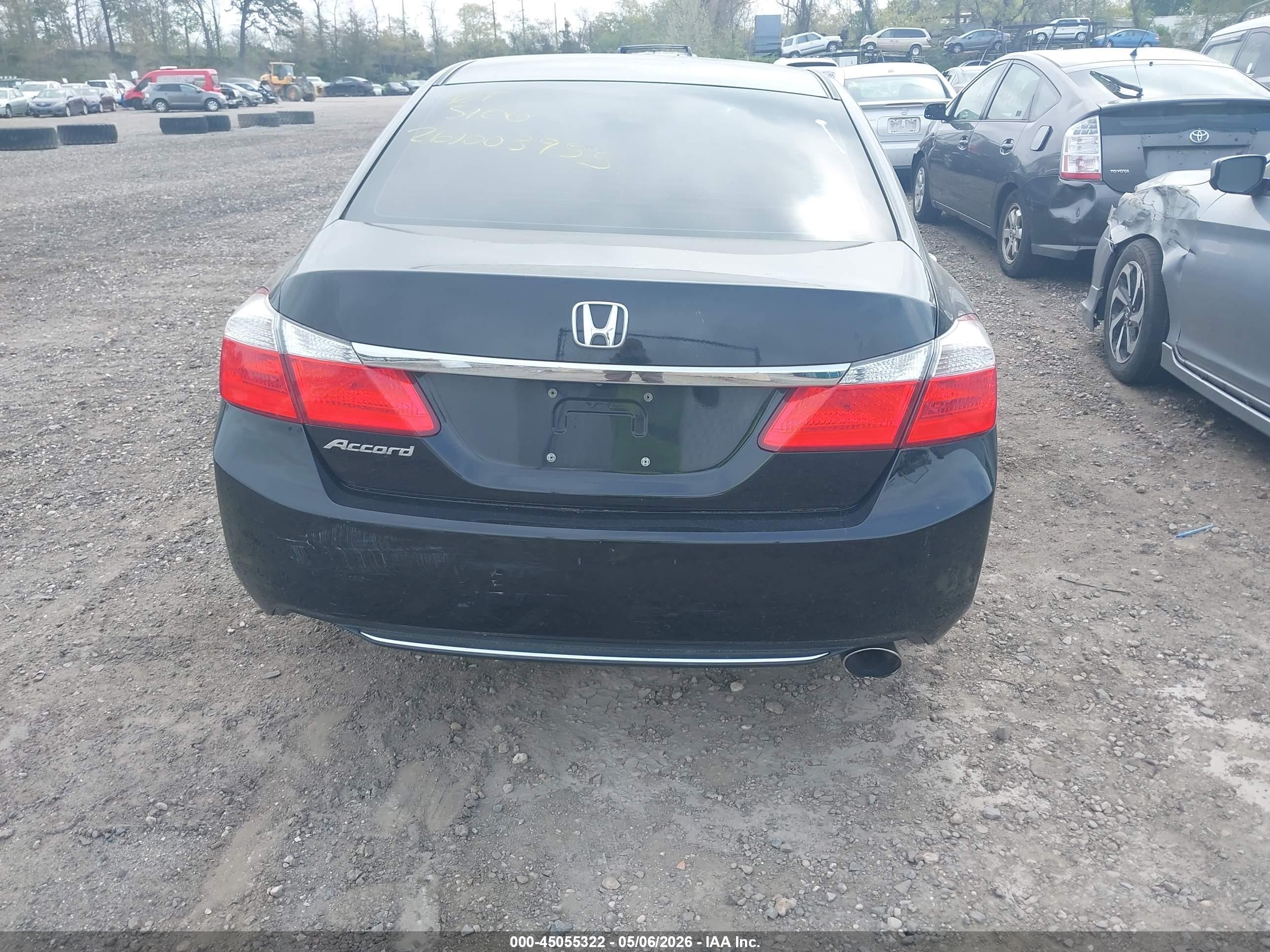 2015 Honda Accord Lx Black vin: 1HGCR2F39FA040808
