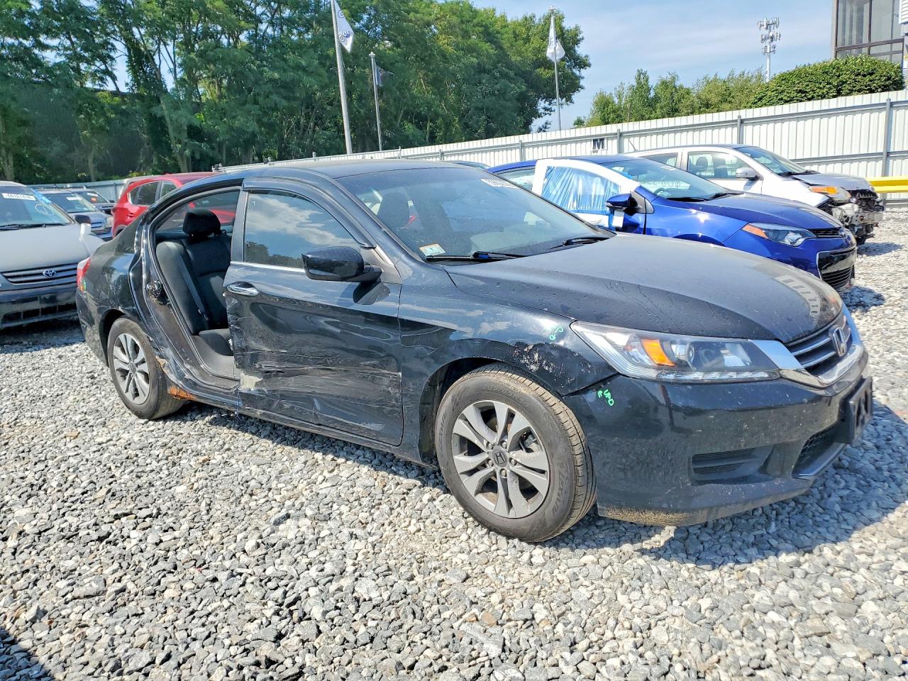 2015 Honda Accord Lx Black vin: 1HGCR2F39FA064297