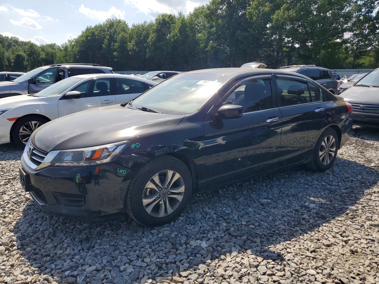 2015 Honda Accord Lx Black vin: 1HGCR2F39FA064297
