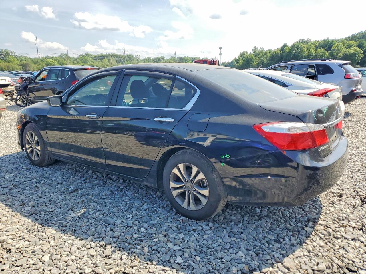 2015 Honda Accord Lx Black vin: 1HGCR2F39FA064297