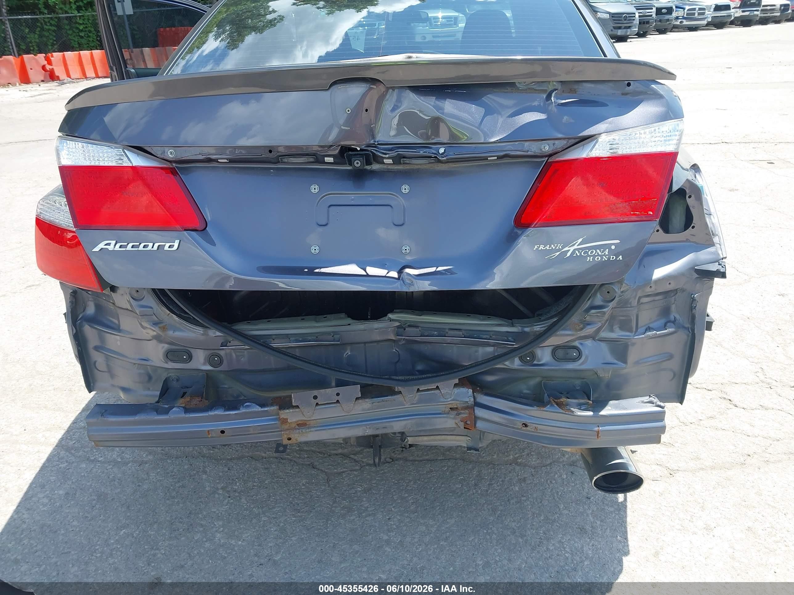 2015 Honda Accord Lx Gray vin: 1HGCR2F39FA079270