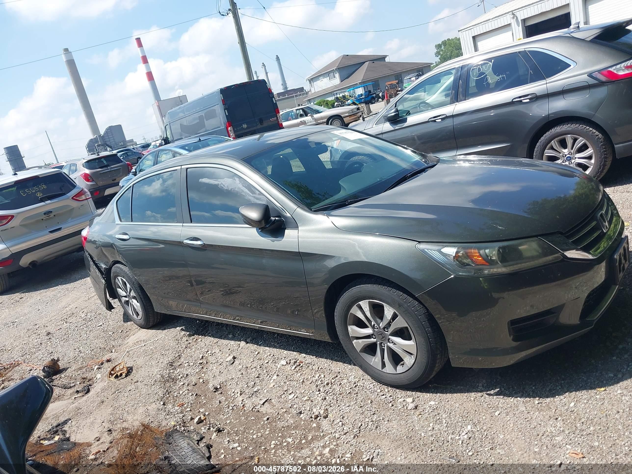 2015 Honda Accord Lx Серый vin: 1HGCR2F39FA135448