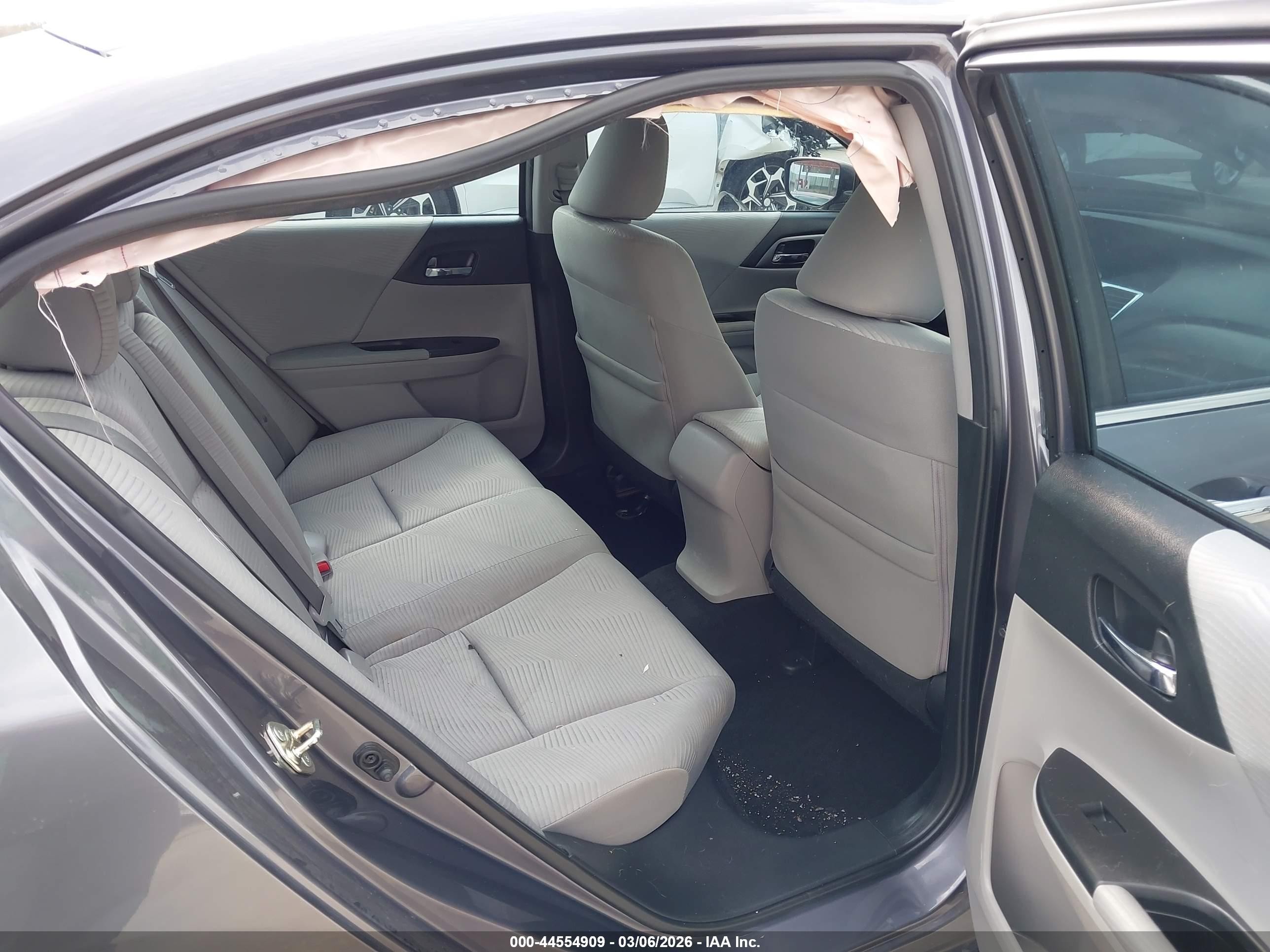 2015 Honda Accord Lx Gray vin: 1HGCR2F39FA141850