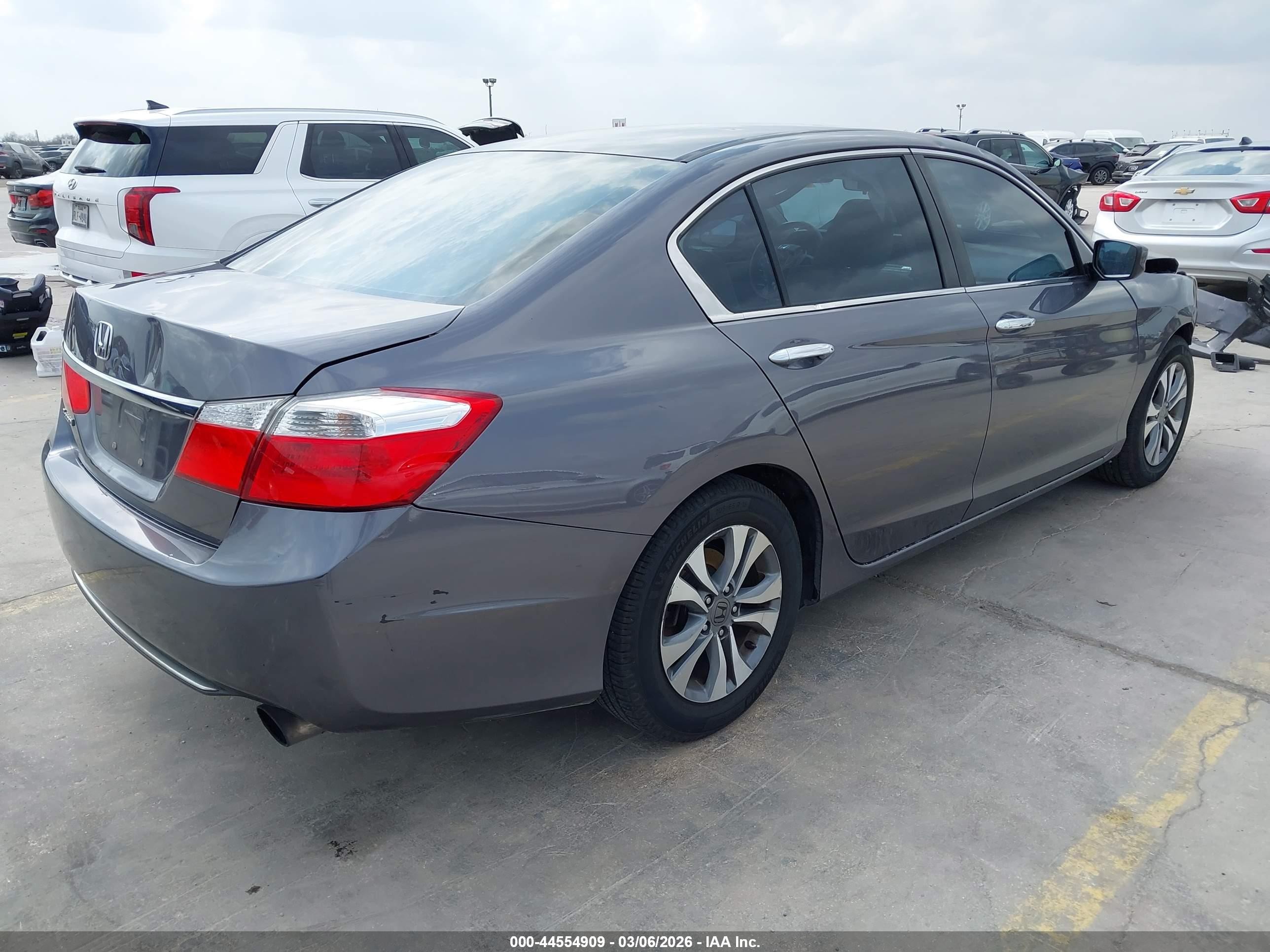 2015 Honda Accord Lx Gray vin: 1HGCR2F39FA141850