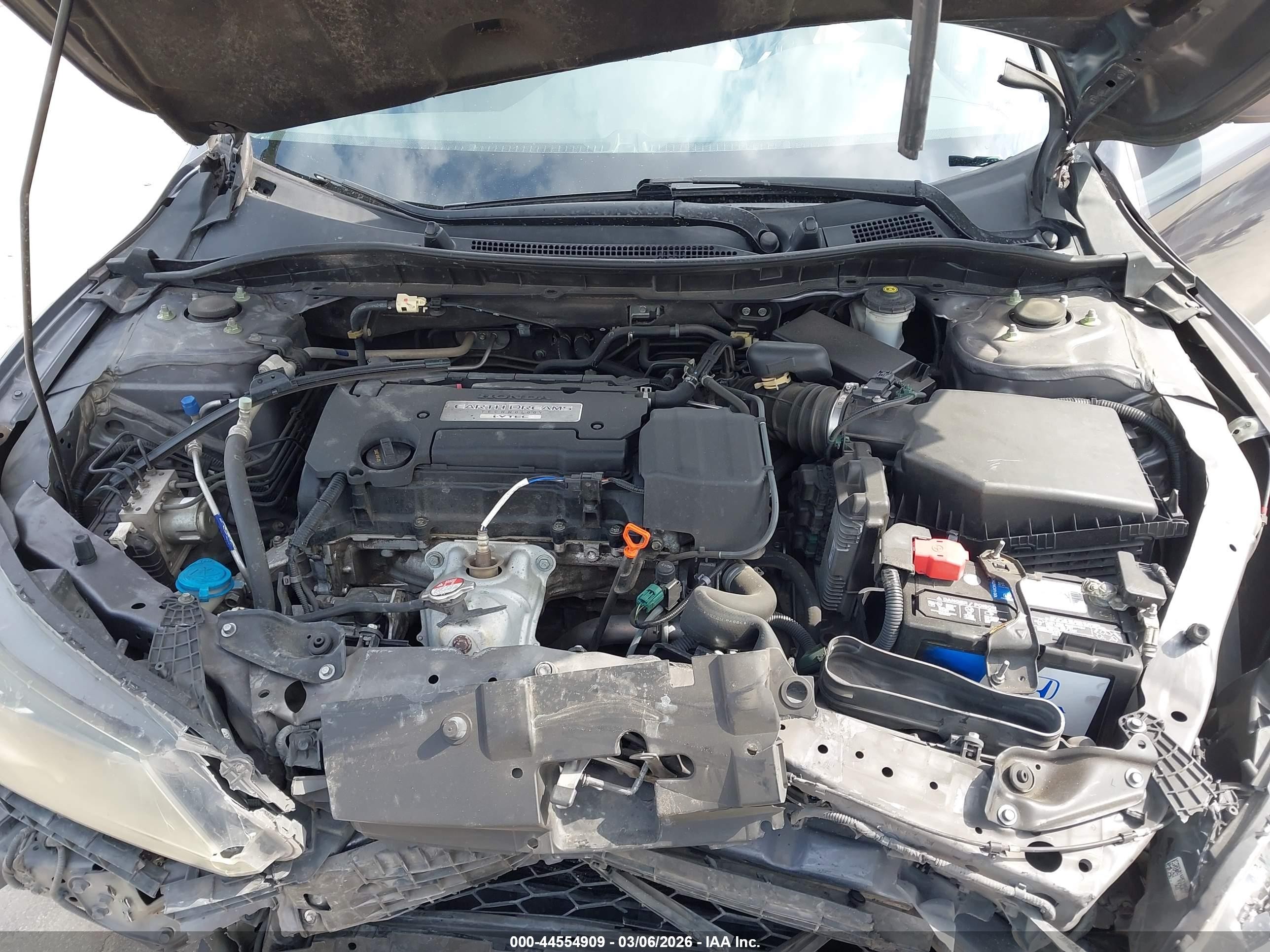 2015 Honda Accord Lx Gray vin: 1HGCR2F39FA141850