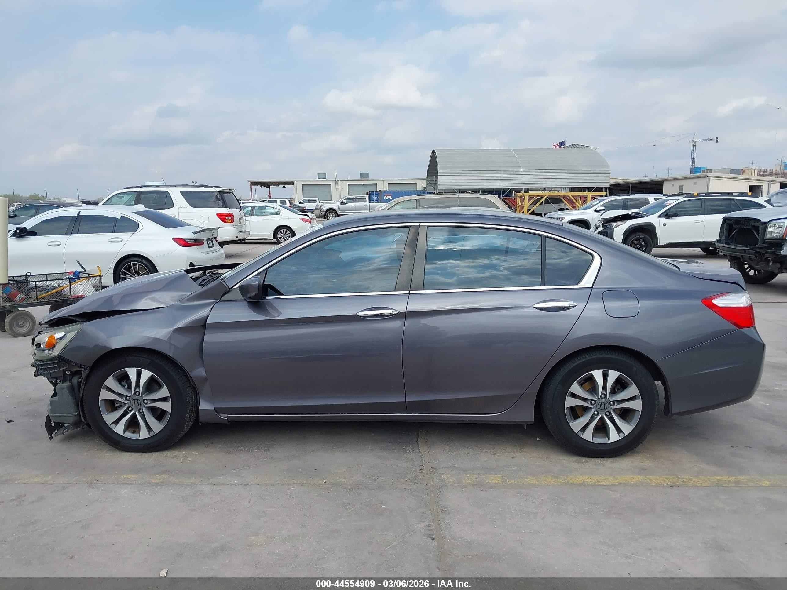 2015 Honda Accord Lx Gray vin: 1HGCR2F39FA141850