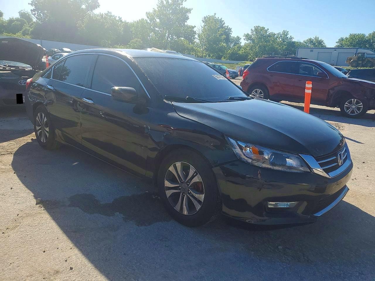 2015 Honda Accord Lx Black vin: 1HGCR2F39FA164593