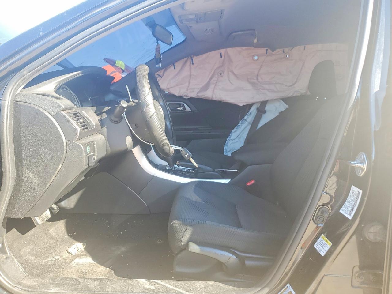 2015 Honda Accord Lx Black vin: 1HGCR2F39FA164593