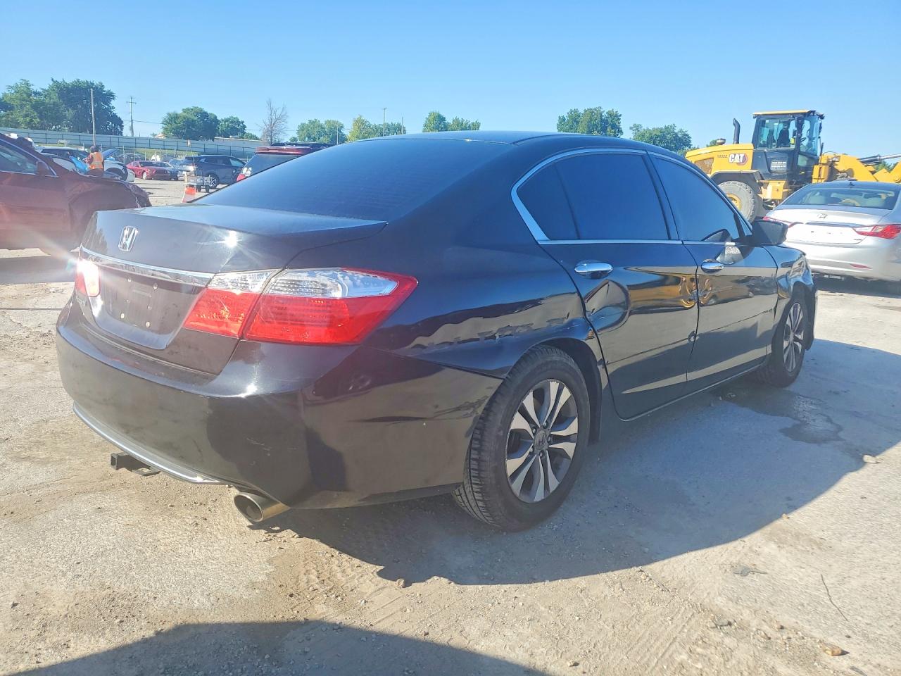 2015 Honda Accord Lx Black vin: 1HGCR2F39FA164593