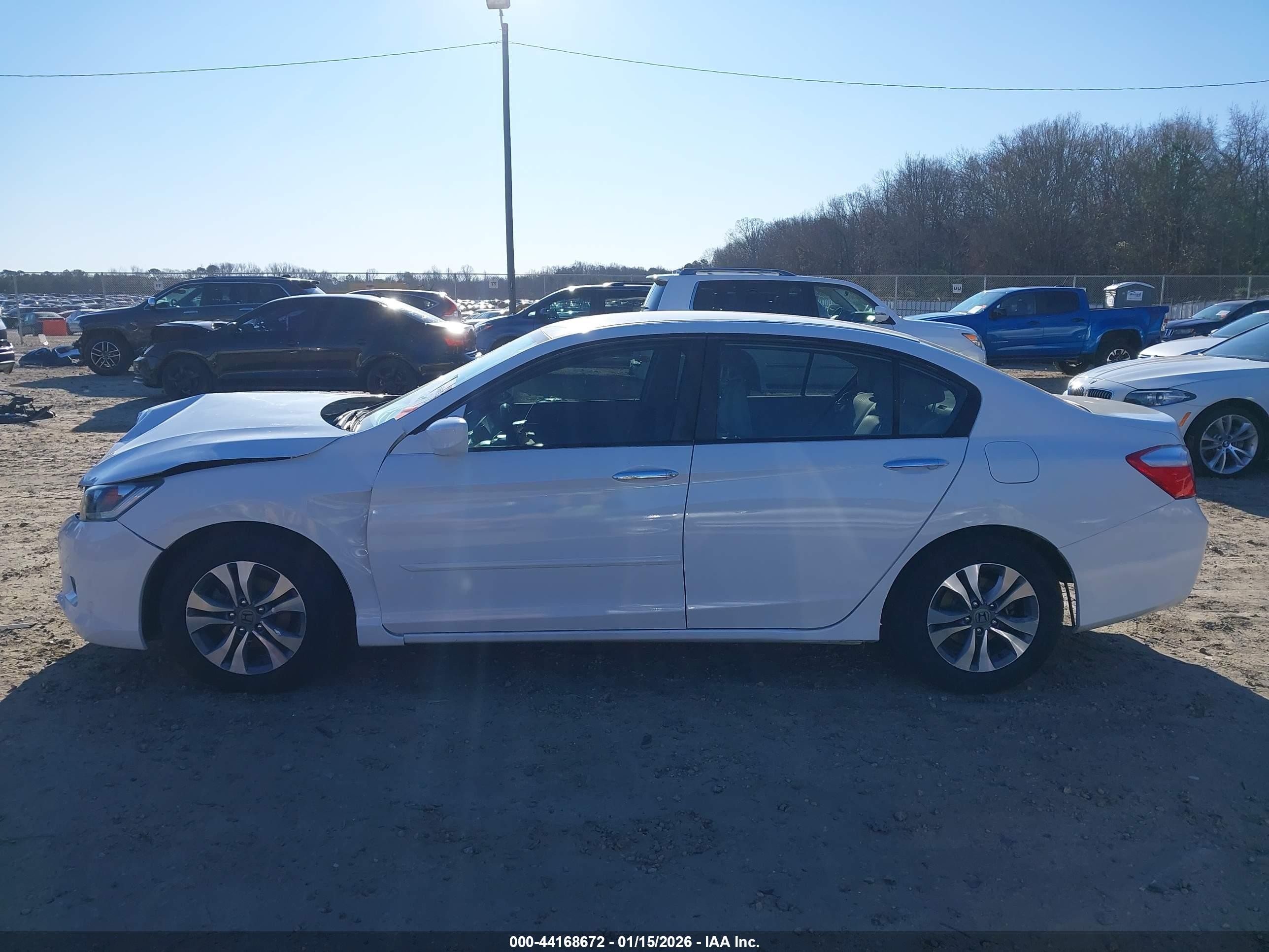 2015 Honda Accord Lx Белый vin: 1HGCR2F39FA167302