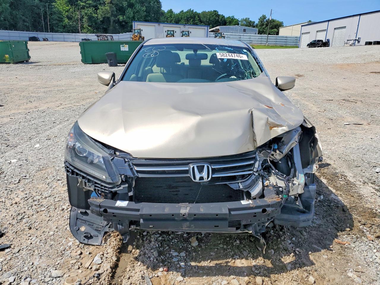 2015 Honda Accord Lx Cream vin: 1HGCR2F39FA172161