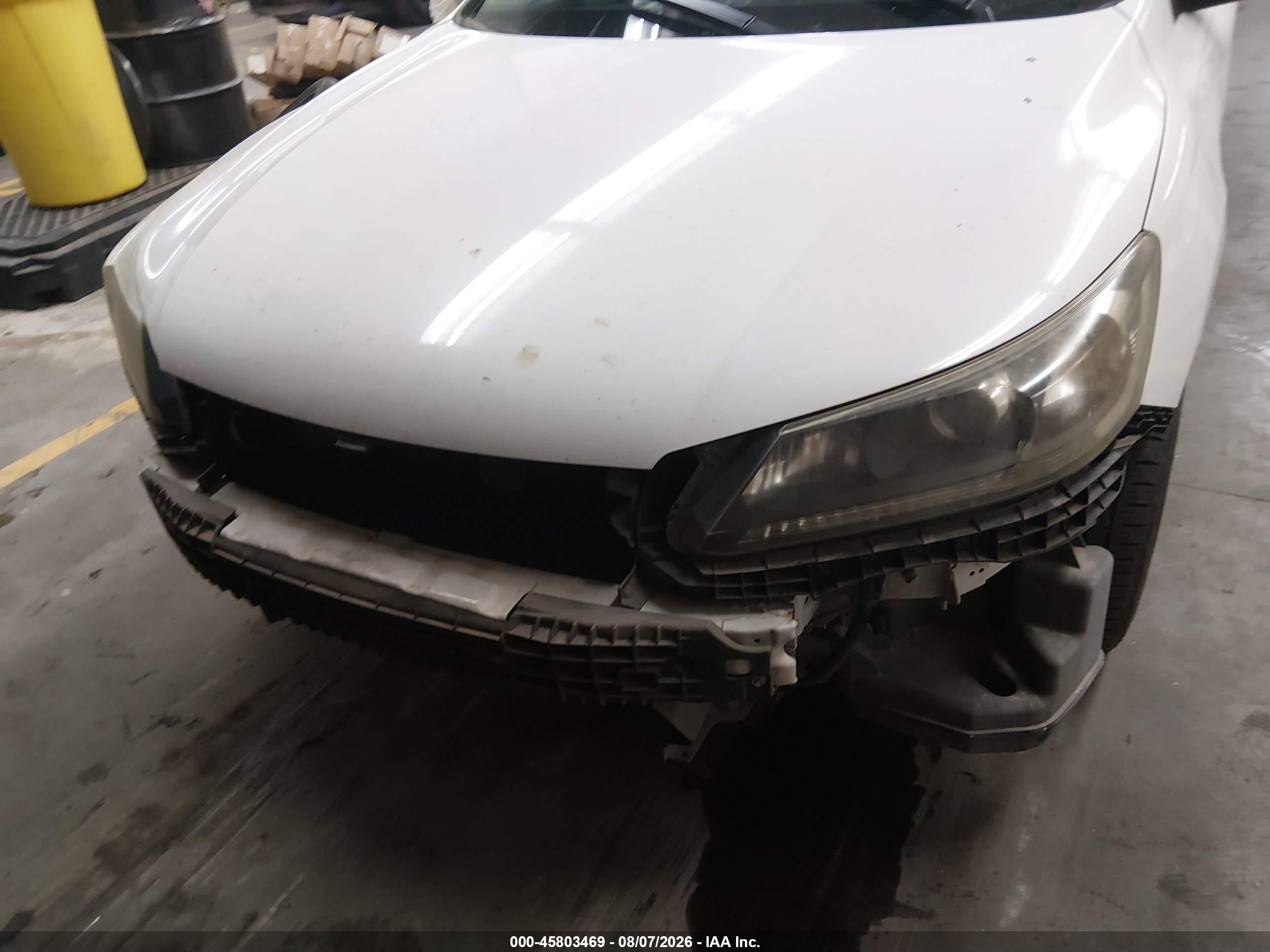 2015 Honda Accord Lx White vin: 1HGCR2F39FA191289