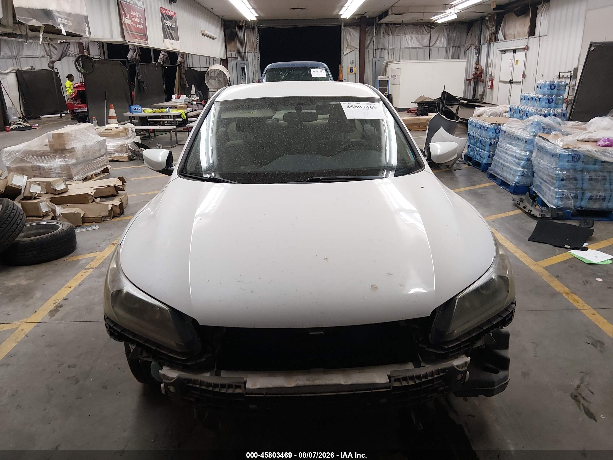 2015 Honda Accord Lx White vin: 1HGCR2F39FA191289