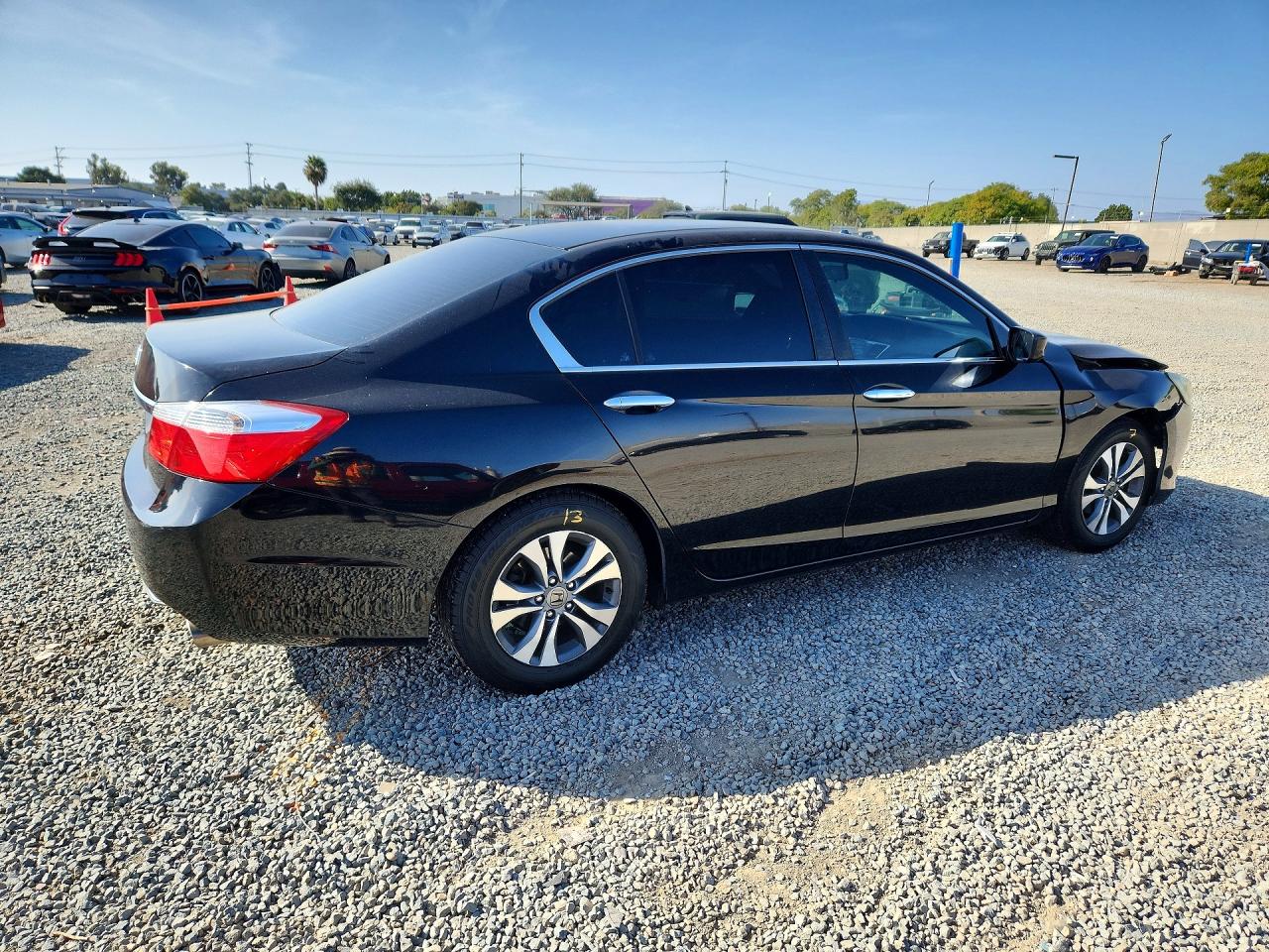 2015 Honda Accord Lx Black vin: 1HGCR2F39FA208673