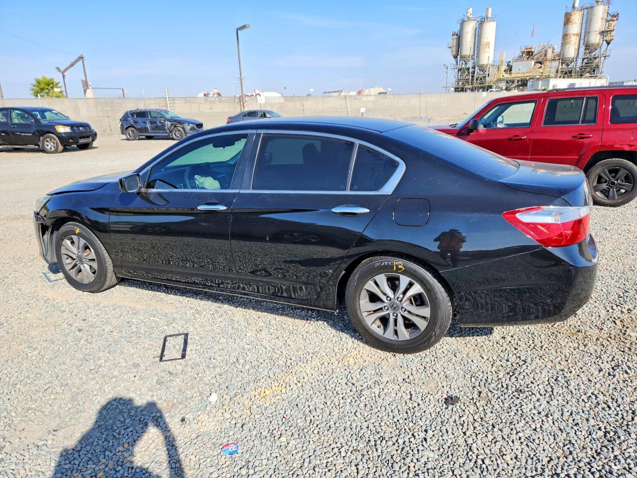 2015 Honda Accord Lx Black vin: 1HGCR2F39FA208673