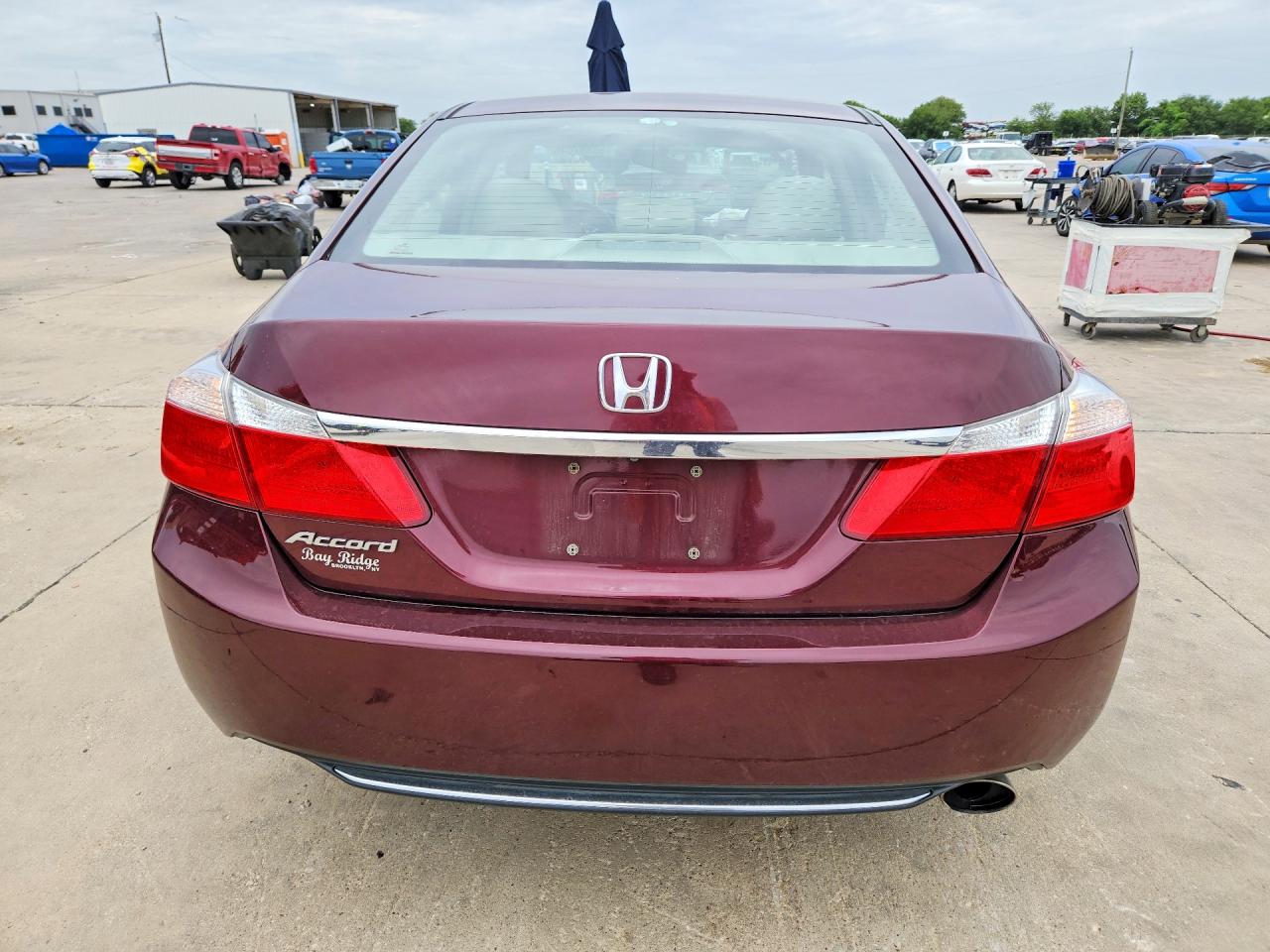 2015 Honda Accord Lx Maroon vin: 1HGCR2F39FA215879