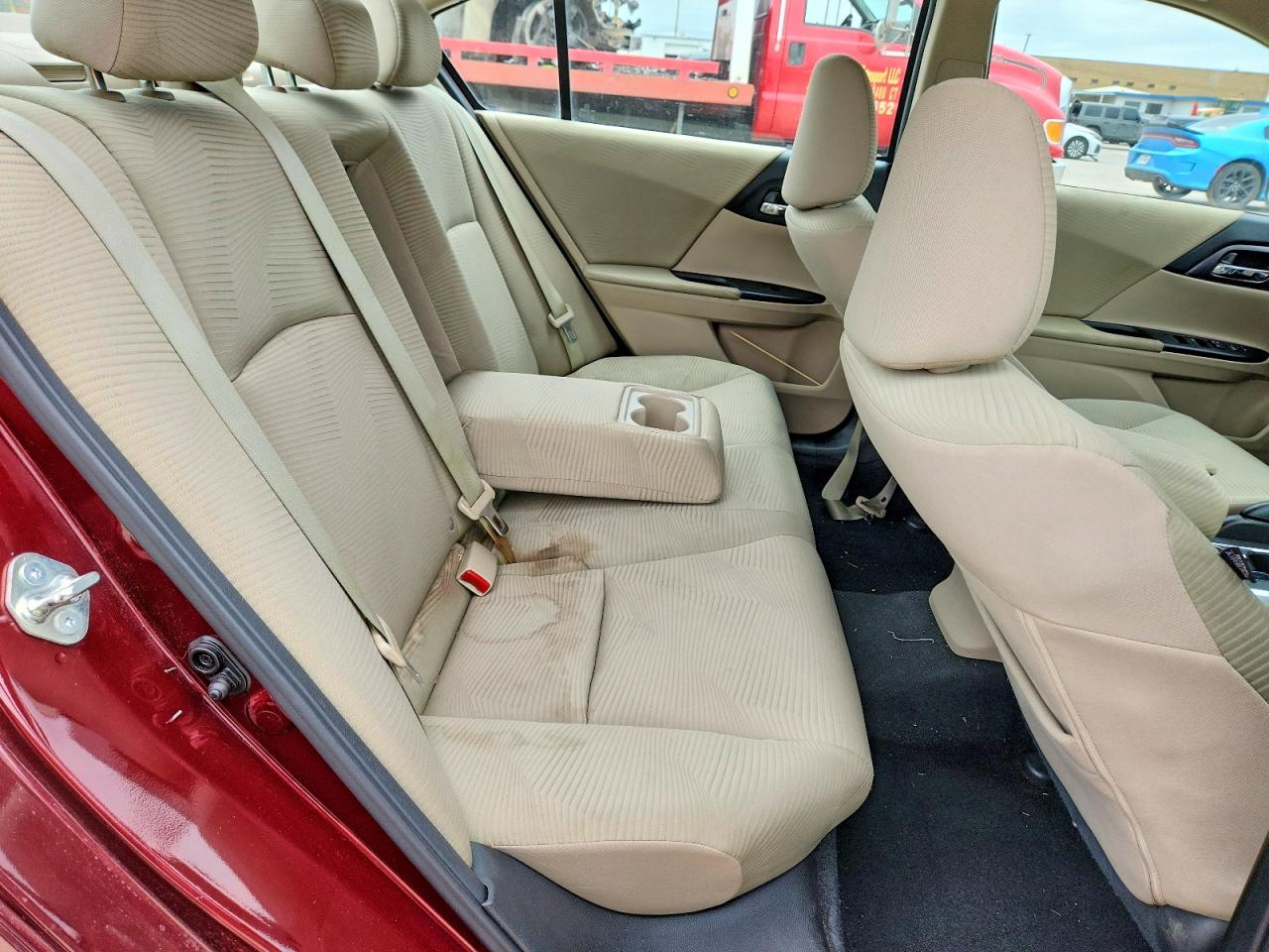 2015 Honda Accord Lx Maroon vin: 1HGCR2F39FA215879