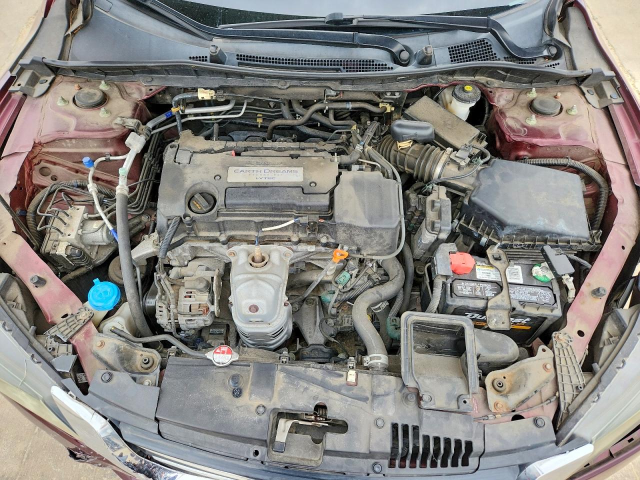2015 Honda Accord Lx Maroon vin: 1HGCR2F39FA215879