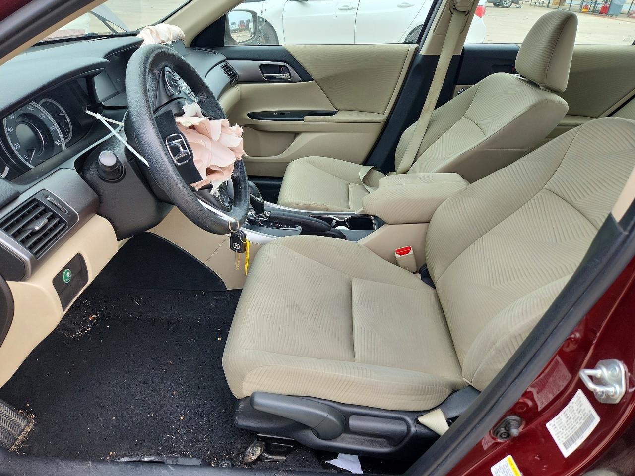 2015 Honda Accord Lx Maroon vin: 1HGCR2F39FA215879